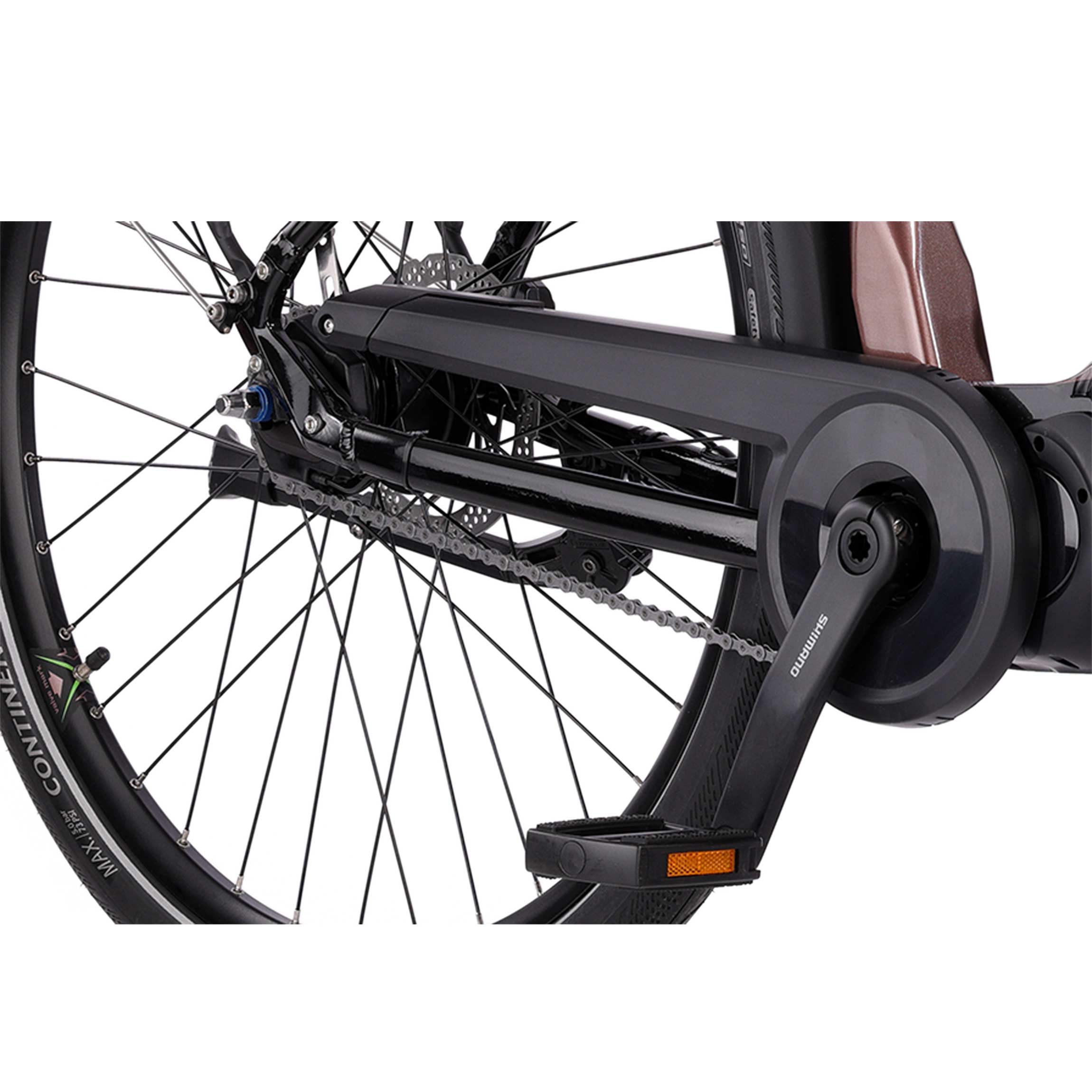 28" vélo de ville électrique femme e-Touring 11.7 SHIMANO STEPS E 6100 504 Wh 5 vitesses SHIMANO NEXUS INTER 5