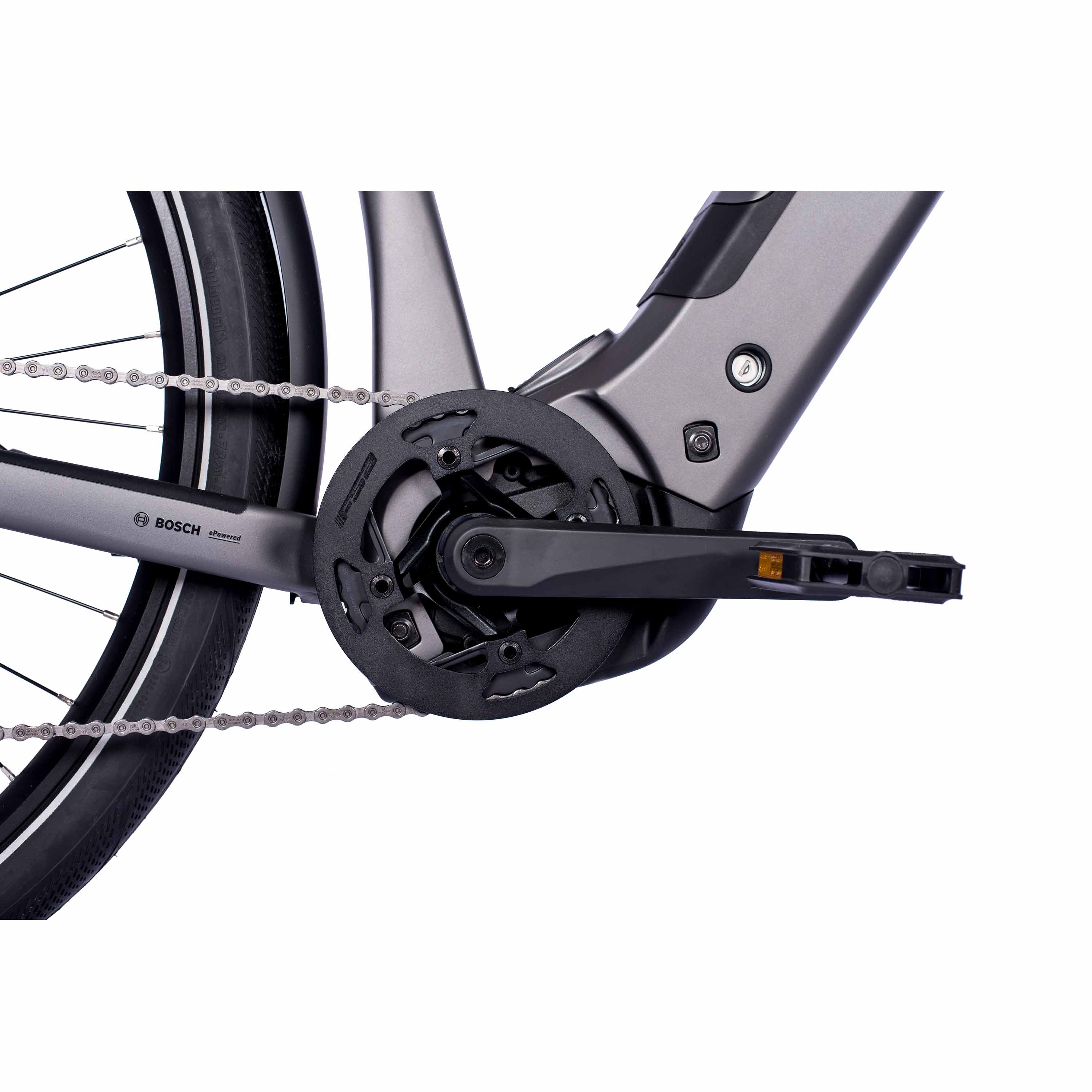 28" Damen E-Bike Trekking Fahrrad LS TERRA TR2 BOSCH Performance Line PX (Smart) POWERTUBE 600Wh 10 Gang SHIMANO DEORE RD-M5130