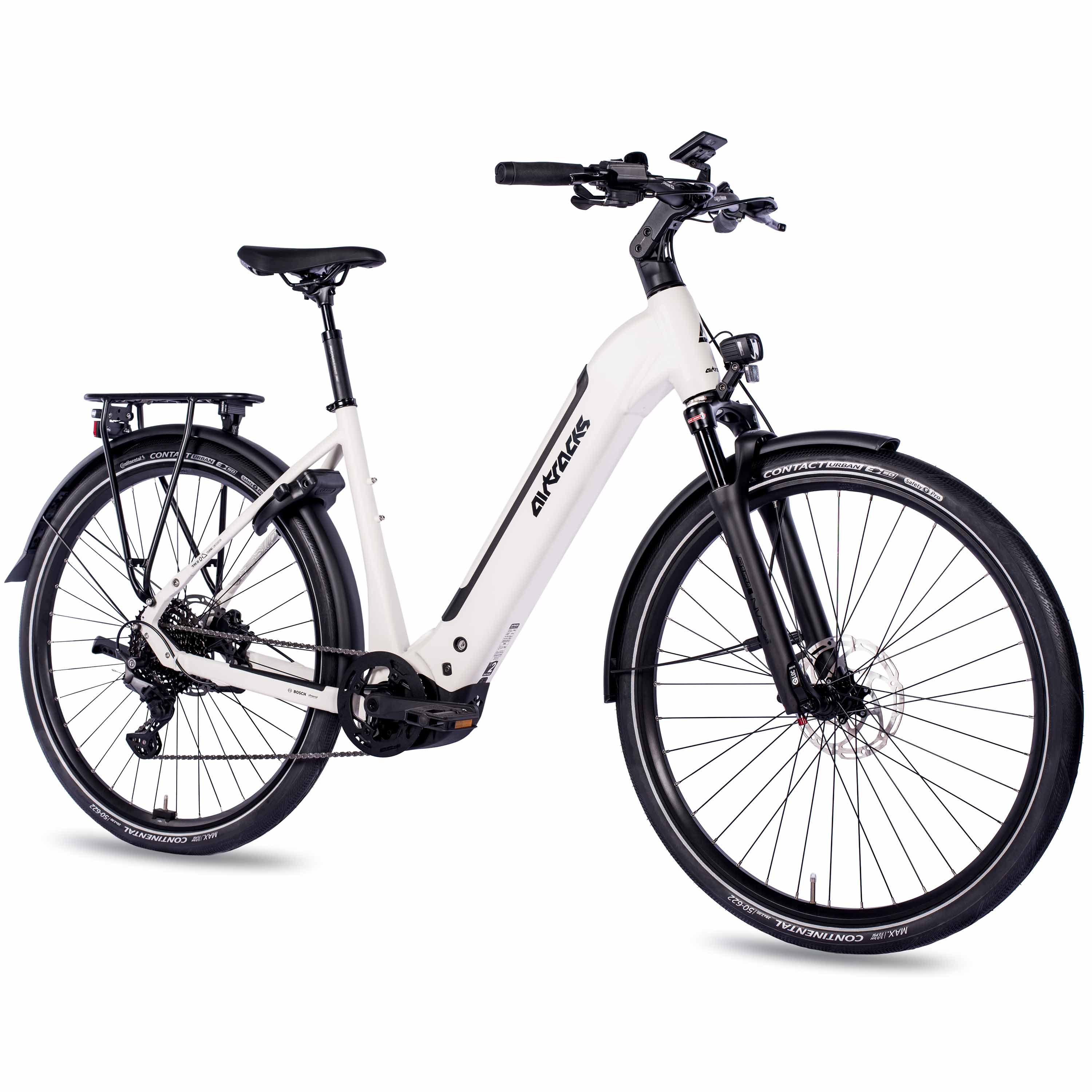 28" Damen E-Bike Trekking Fahrrad LS TERRA TR2 BOSCH Performance Line PX (Smart) POWERTUBE 600Wh 10 Gang SHIMANO DEORE RD-M5130