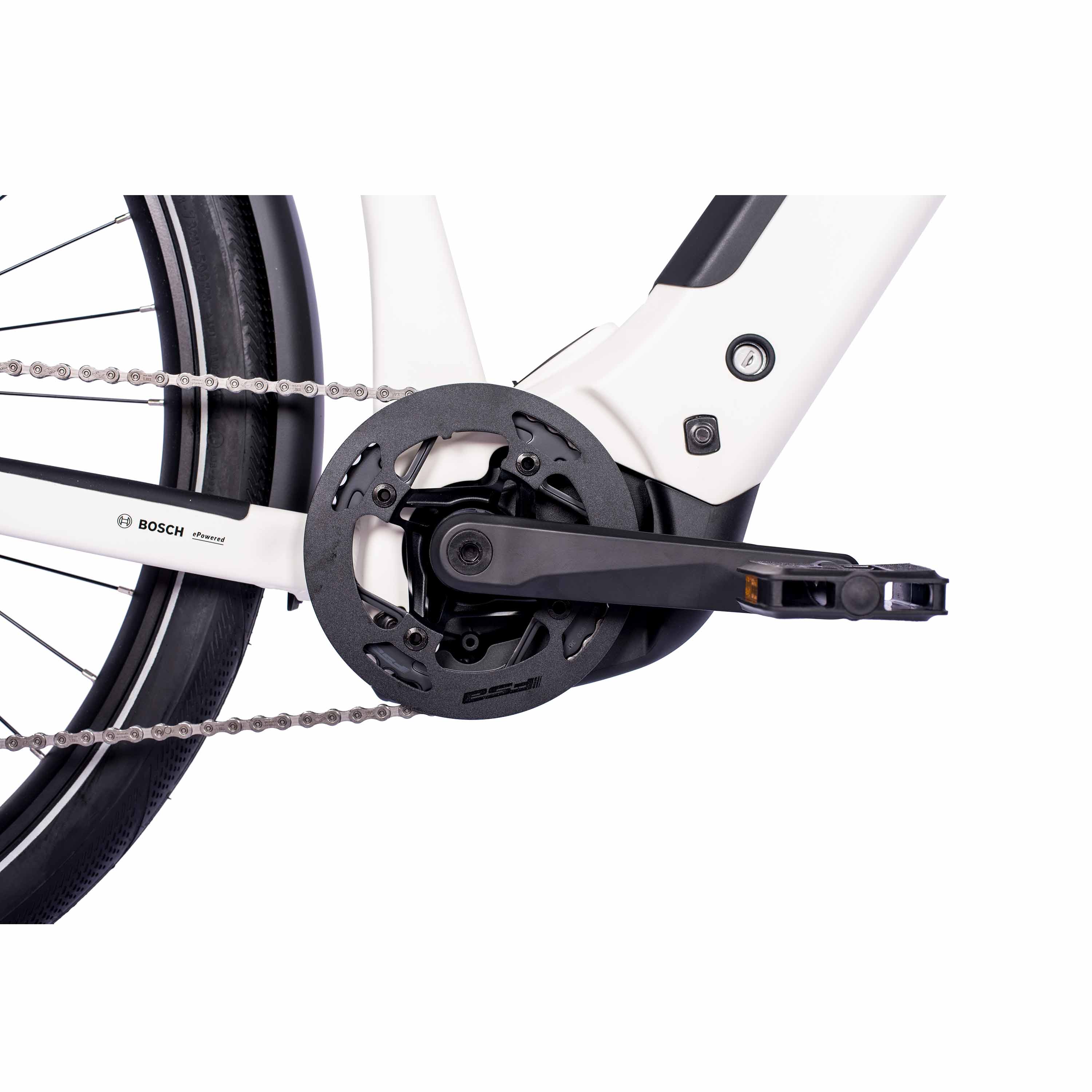 28" Damen E-Bike Trekking Fahrrad LS TERRA TR2 BOSCH Performance Line PX (Smart) POWERTUBE 600Wh 10 Gang SHIMANO DEORE RD-M5130