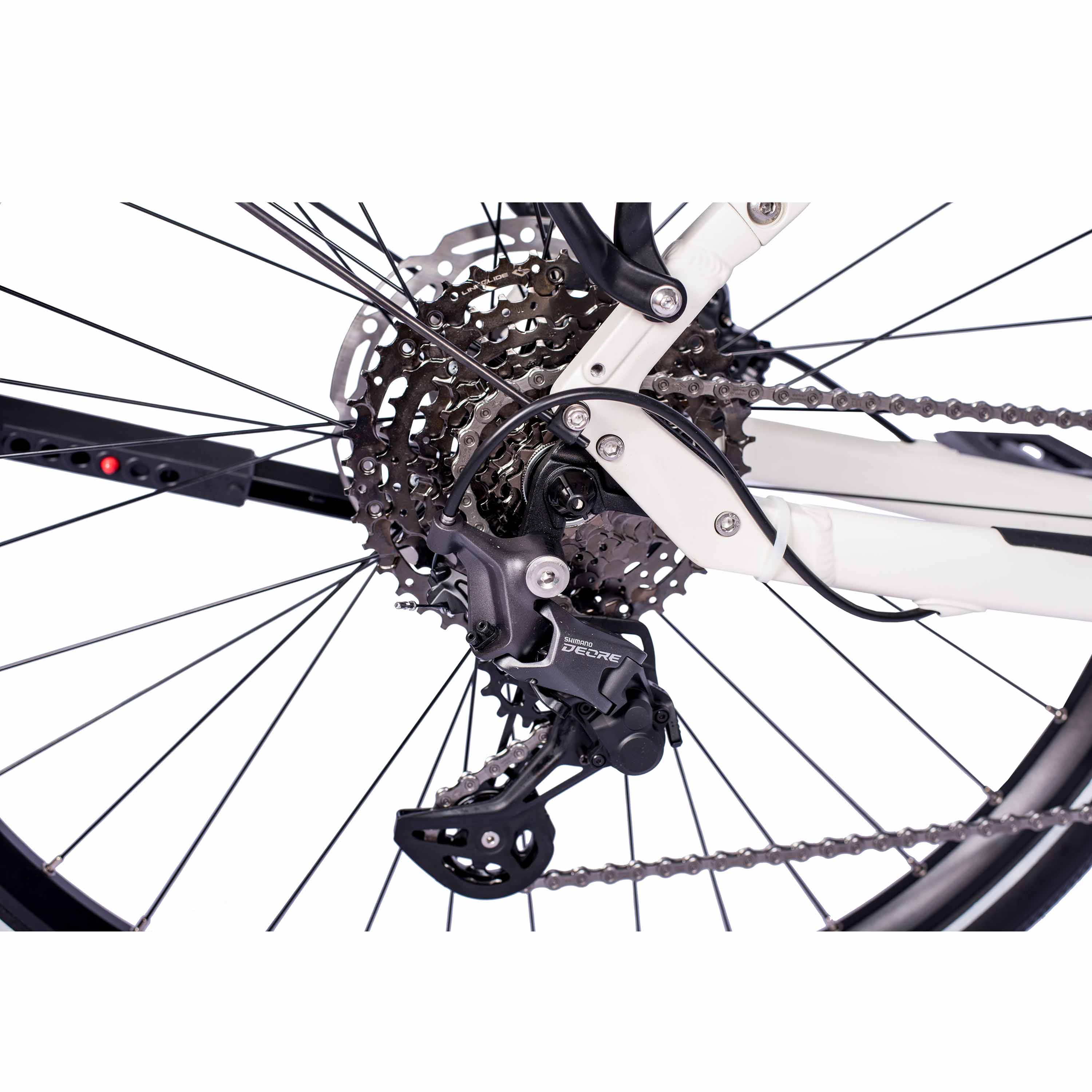 28" Damen E-Bike Trekking Fahrrad LS TERRA TR2 BOSCH Performance Line PX (Smart) POWERTUBE 600Wh 10 Gang SHIMANO DEORE RD-M5130