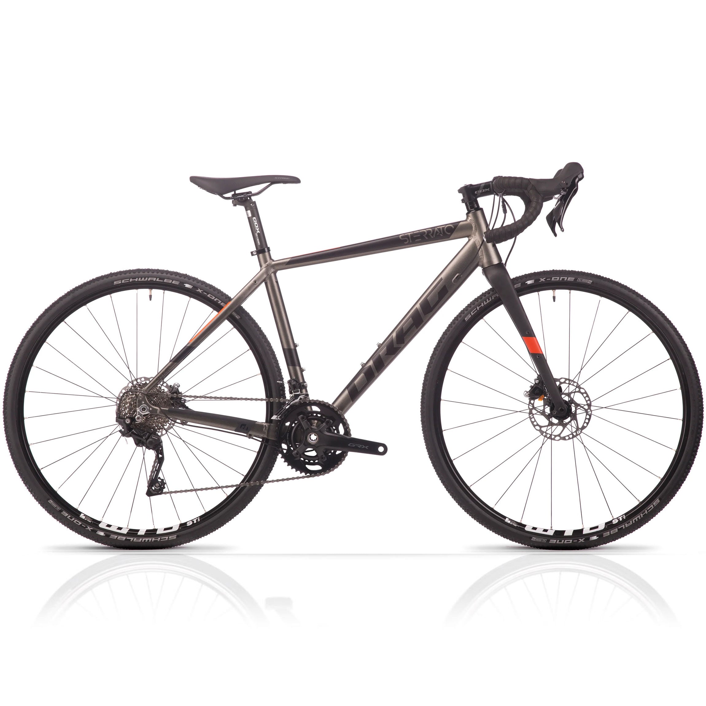 28" Herren Gravel Bike STERRATO 9.0 UD CARBONGABEL 1 x 11 Gang Shimano SHIMANO GRX RX810 1 x 11-fach