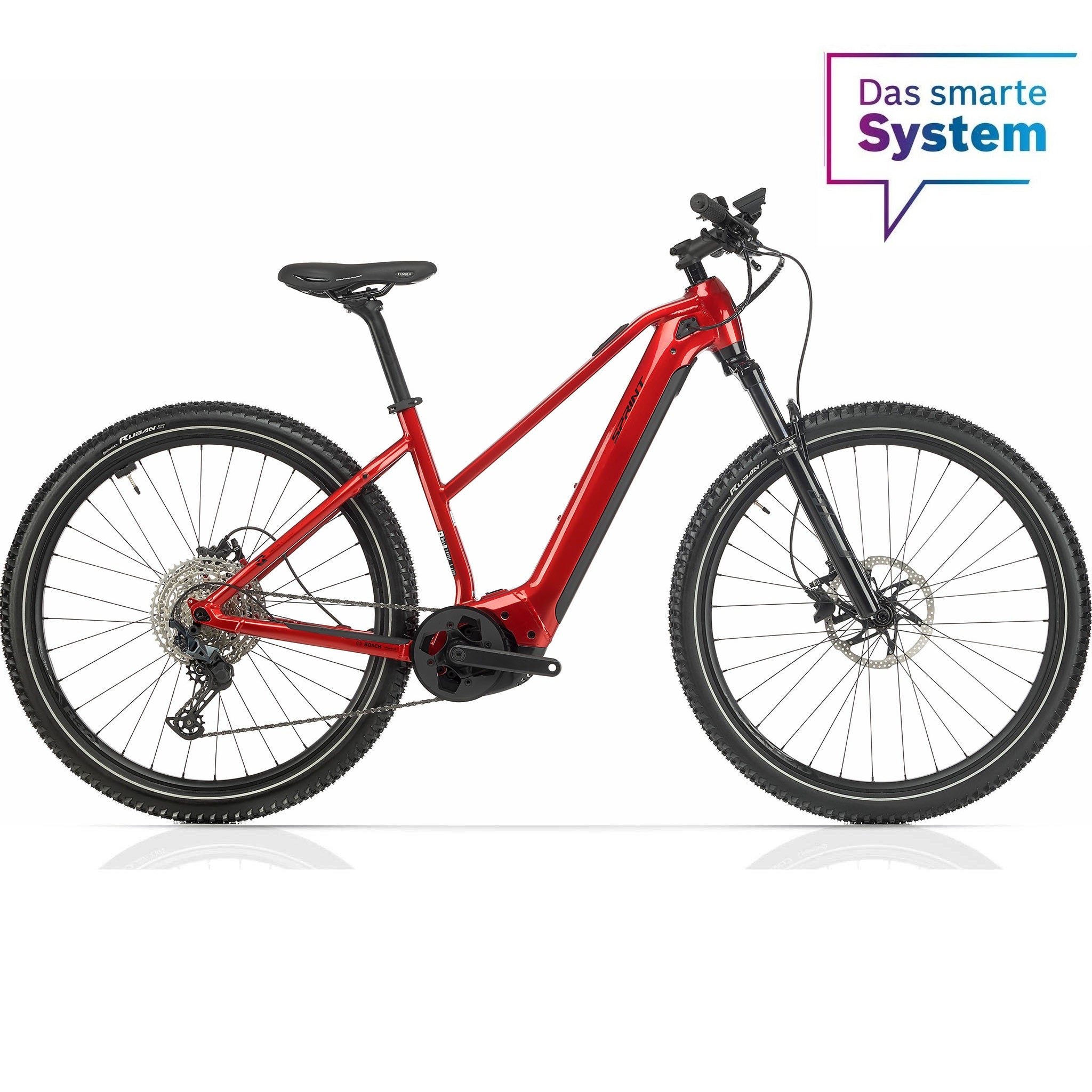 29" Damen E-MTB VAYRON M 4.0 BOSCH PERFORMANCE LINE CX Smart System POWERTUBE 750 Wh 12 GANG SHIMANO SLX RD-M7100-SGS Rot