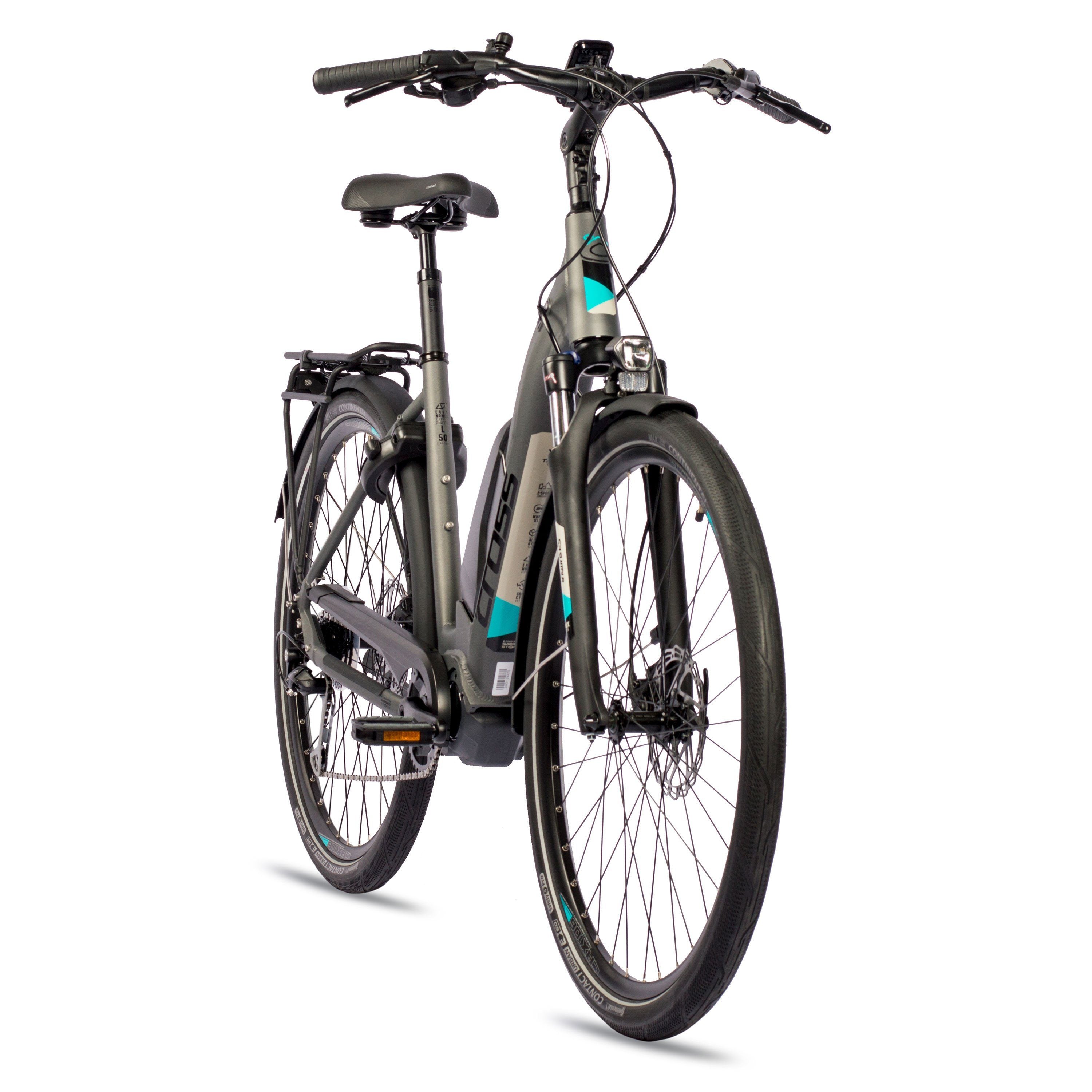 28 inch e-bike trekking bicycle LS Wave X-TRON SR1 Shimano StеPS E-6100 504WH 9 gear Shimano Alivio