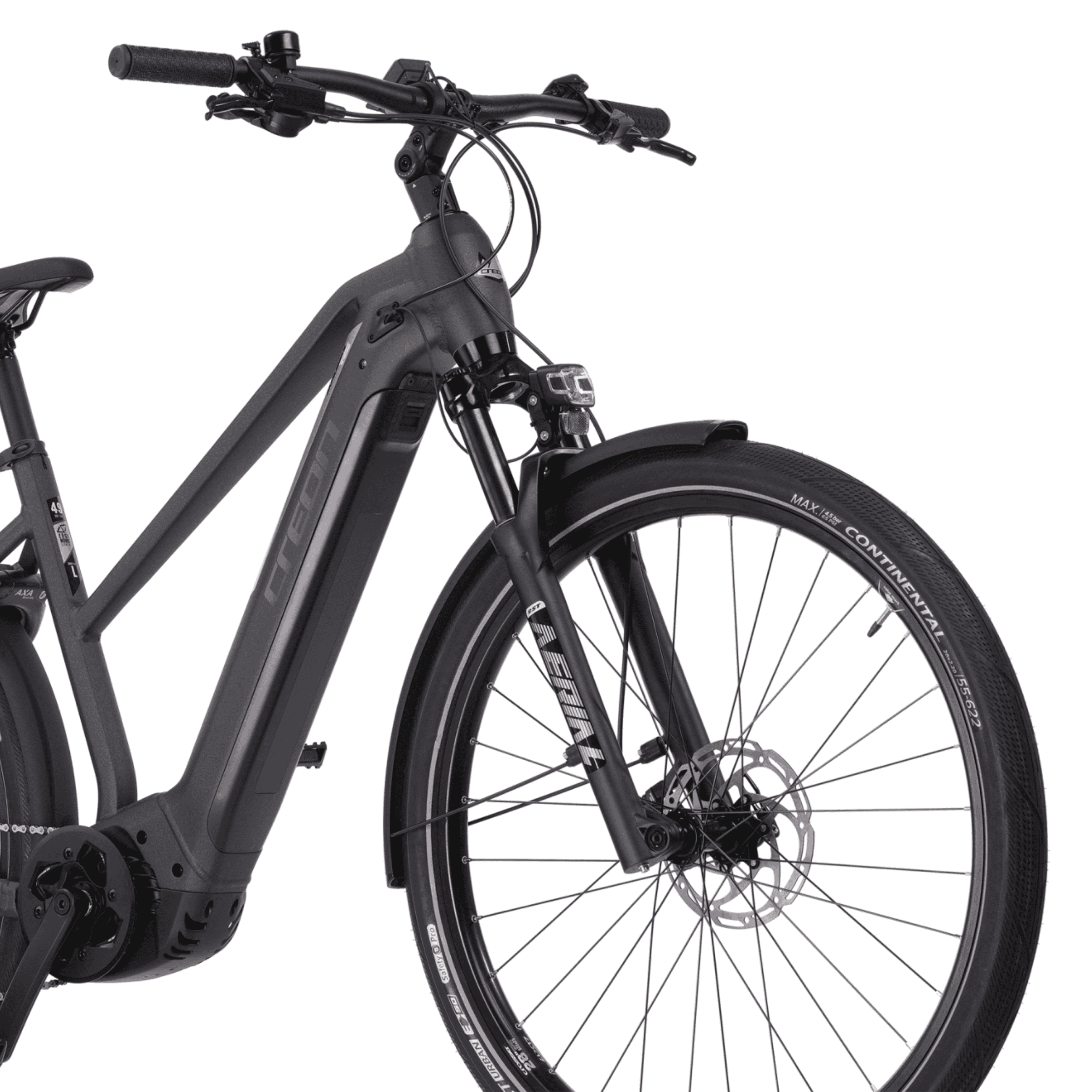 28" Damen E-Bike Trekking Fahrrad MAVERIX TR5 BOSCH Performance Line CX (Smart) POWERTUBE 750Wh 11 Gang SHIMANO DEORE RD-M5120