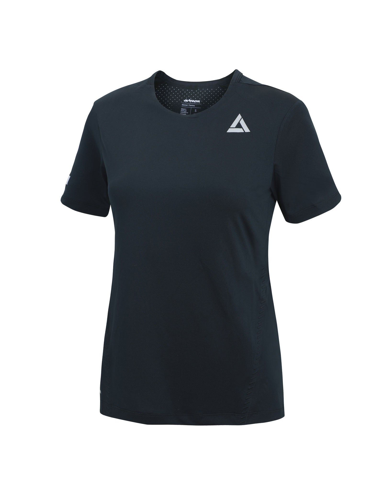 Women's Functional Short Sleeve Running Shirt Pro Line Black