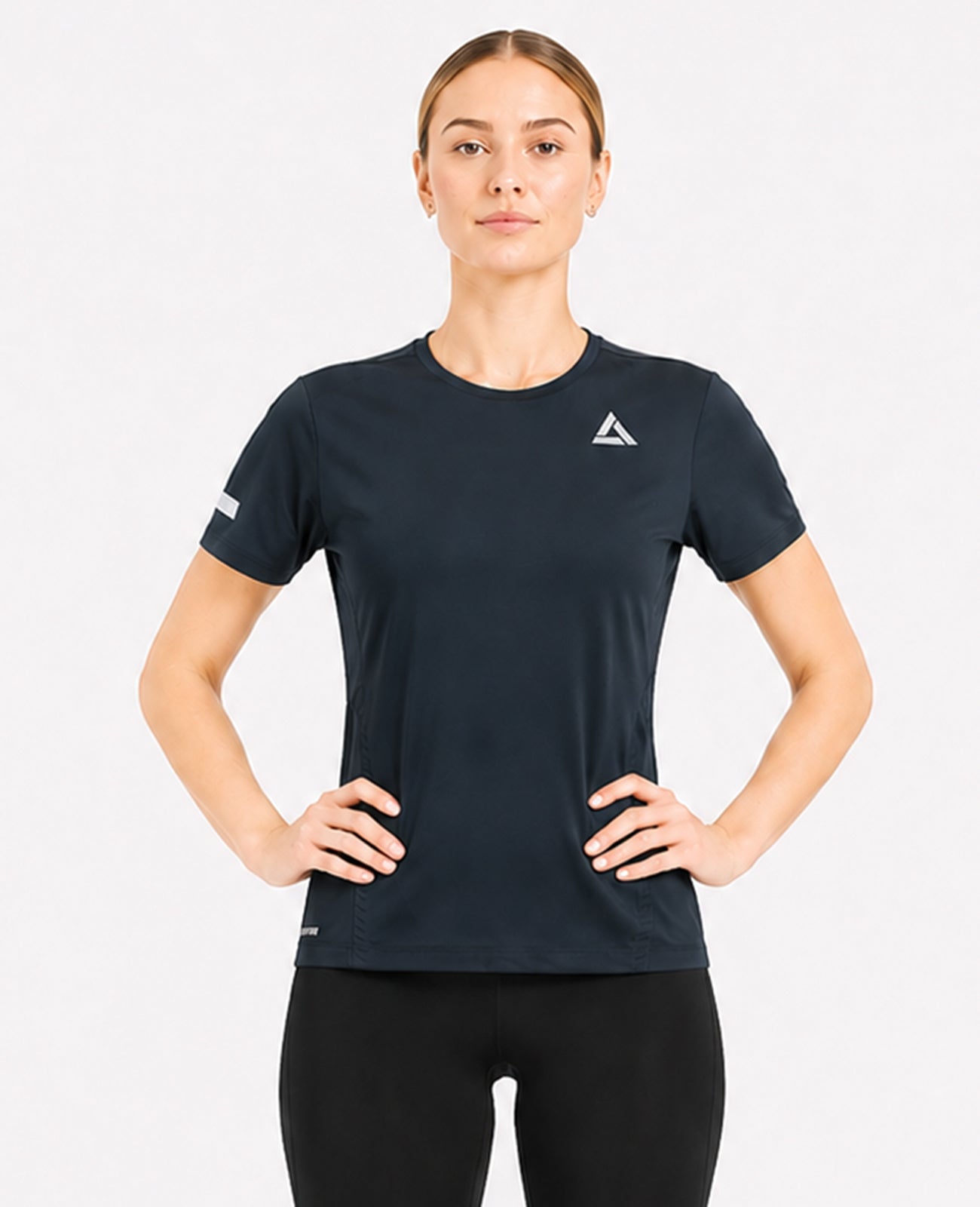 Damen Funktions Laufshirt Kurzarm Pro Line Black