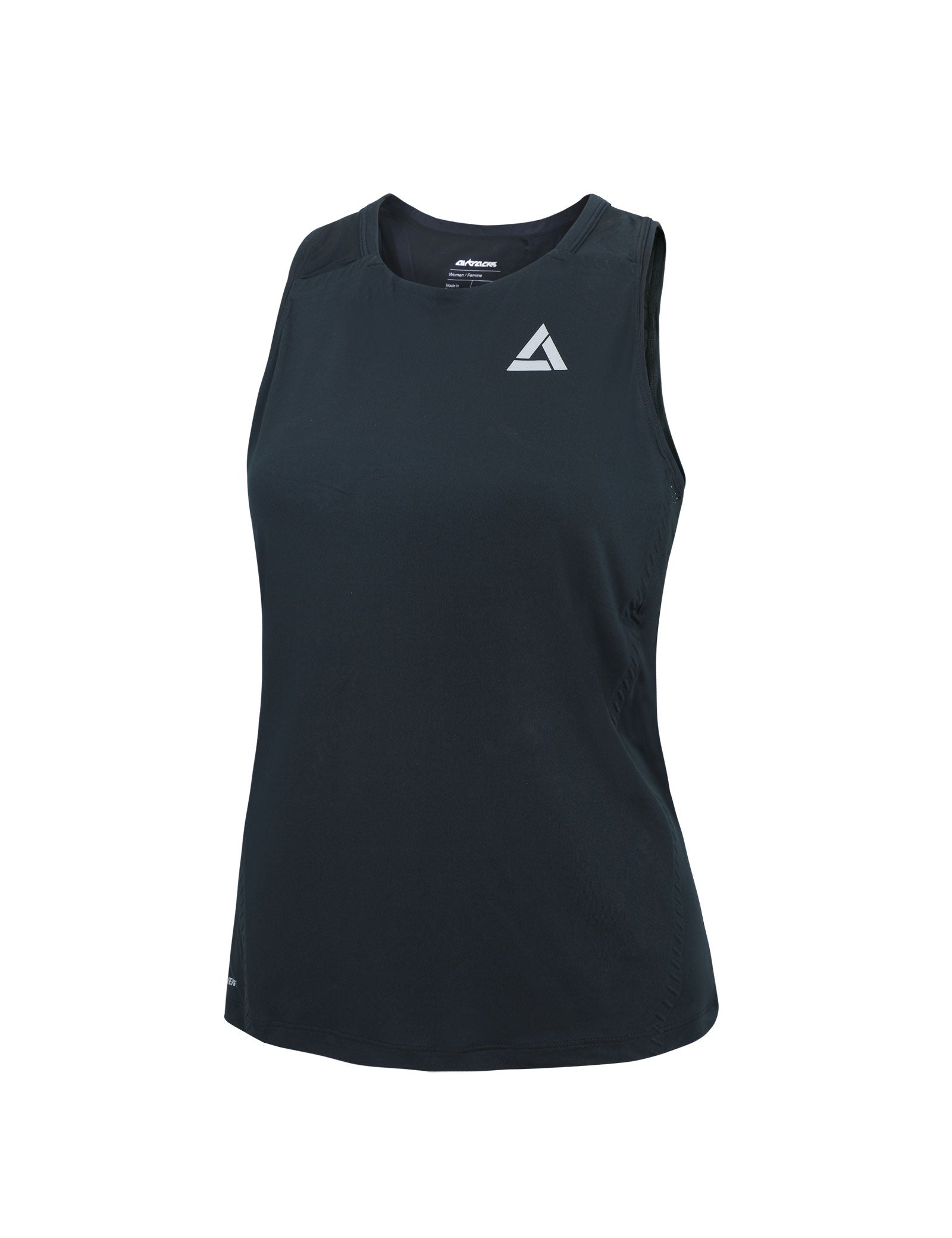T-shirt de course fonctionnel sans manches femme Pro Line noir