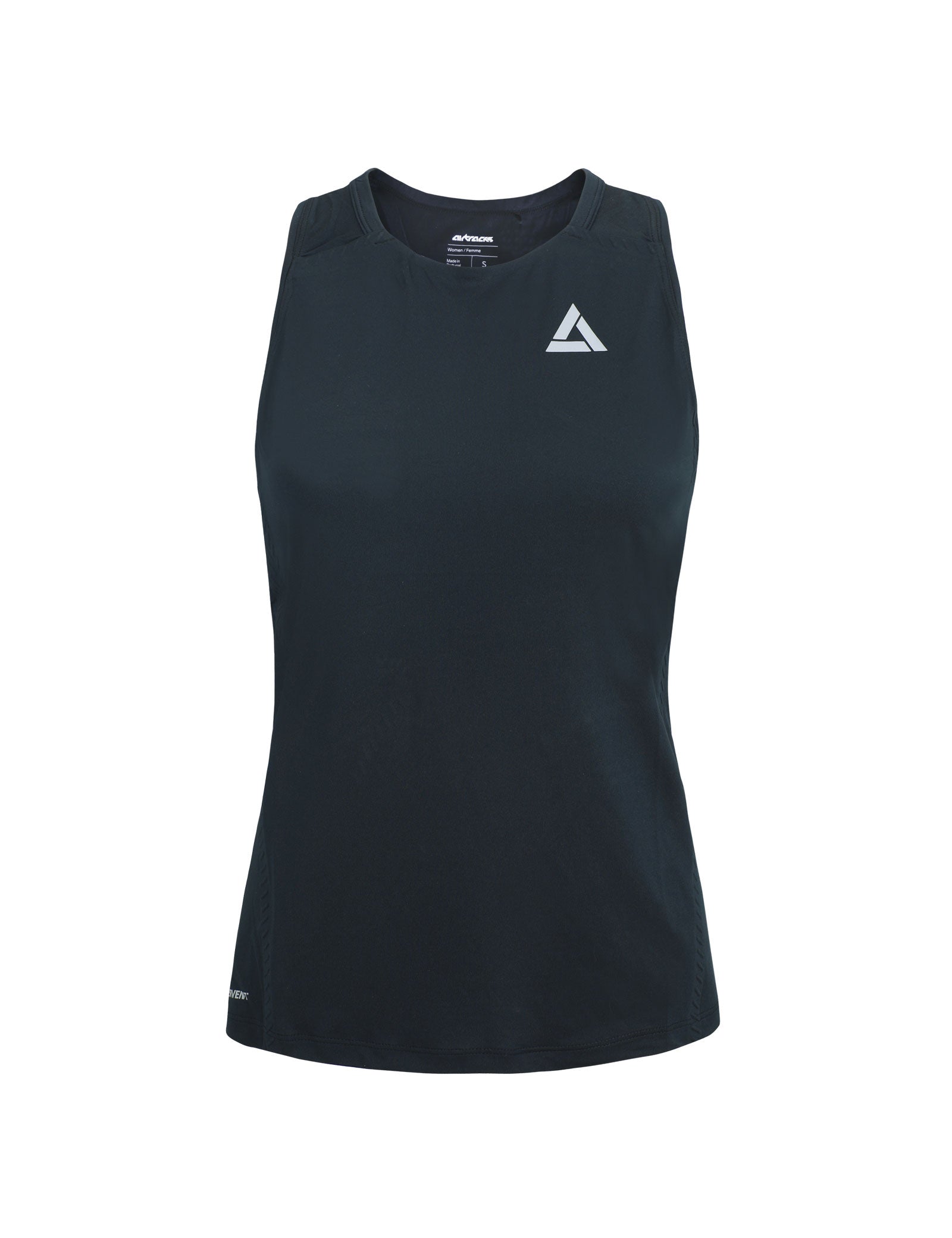 T-shirt de course fonctionnel sans manches femme Pro Line noir