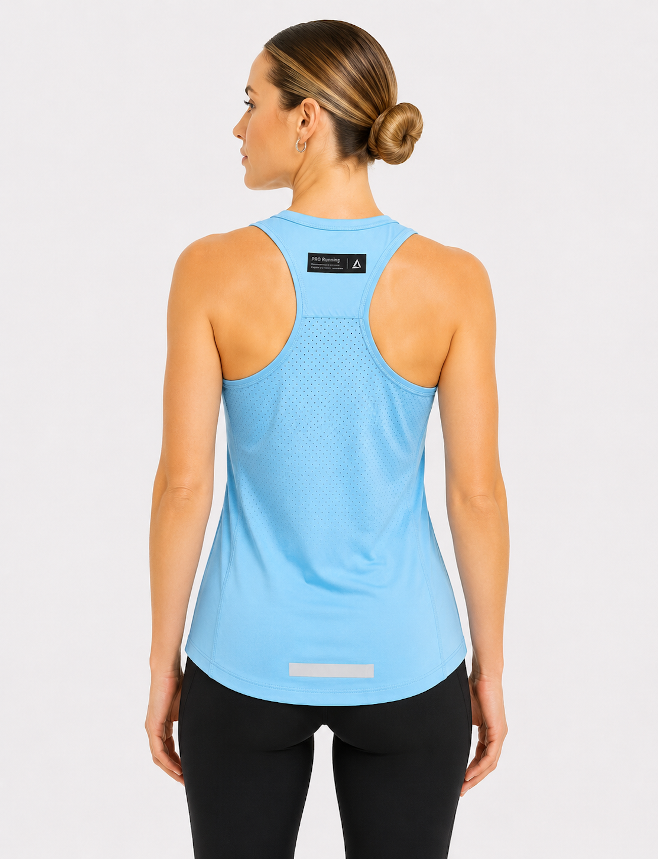 Damen Funktions Laufshirt Ärmellos Kurzarm Pro Line Celeste