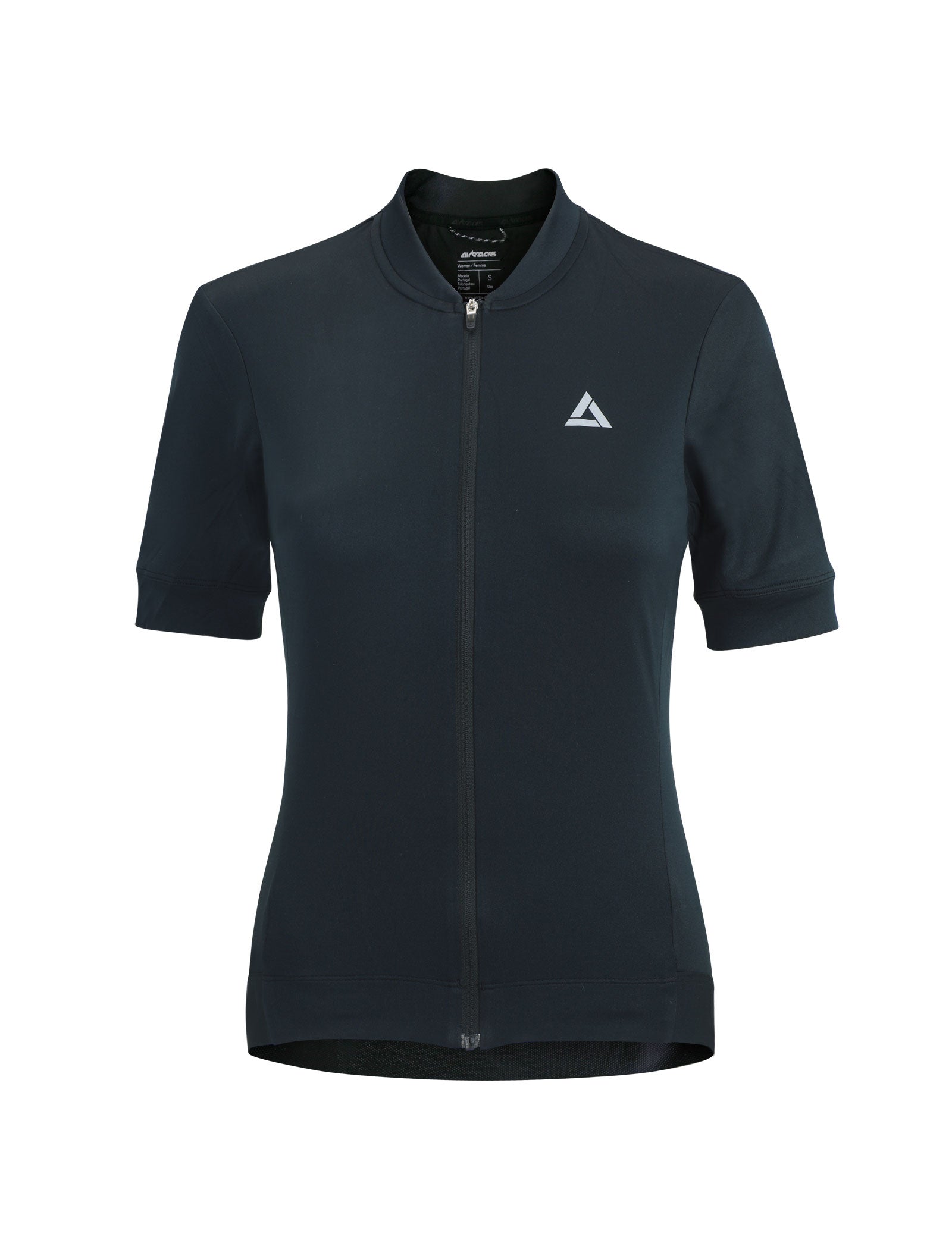 Maillot de vélo femme manches courtes maillot Comfort Line noir