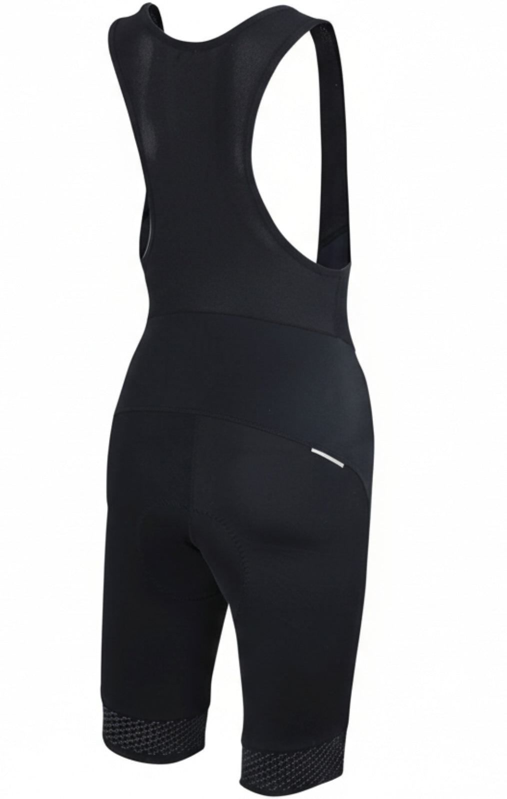Pantalon à vélo pour femmes courte avec des sangles - Pantalon de transport par ligne noire