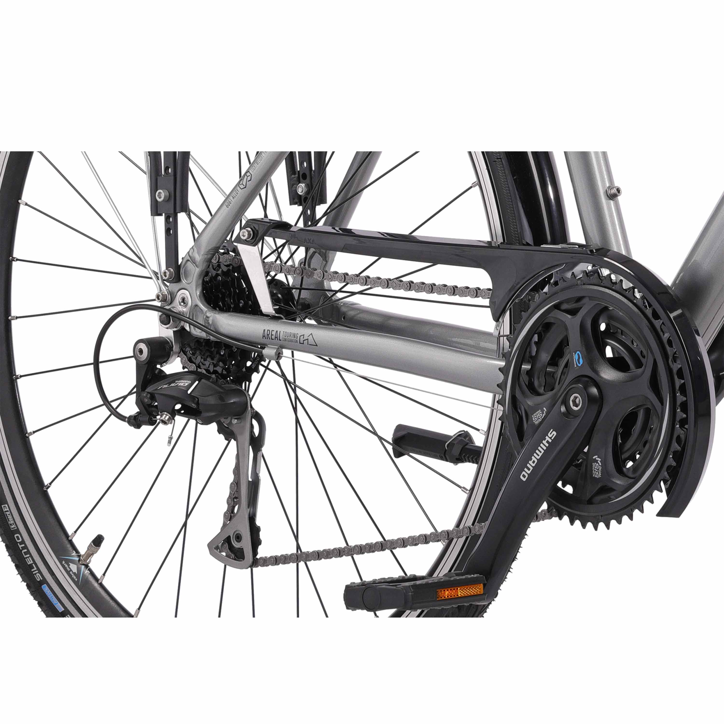 28" Herren Trekking Fahrrad AREAL VB Trekkingrad 24 x Gang SHIMANO ALIVIO RD-T4000 SGSL