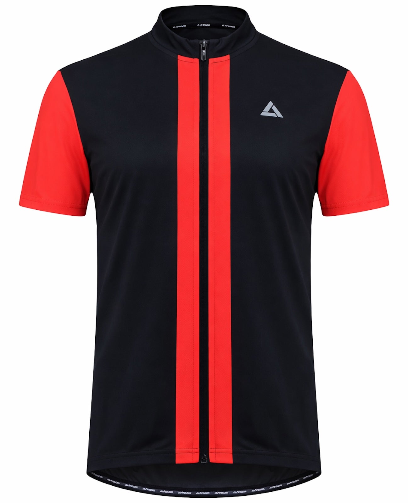 Herren Fahrradtrikot Kurzarm Radtrikot Pro Line II Schwarz Rot