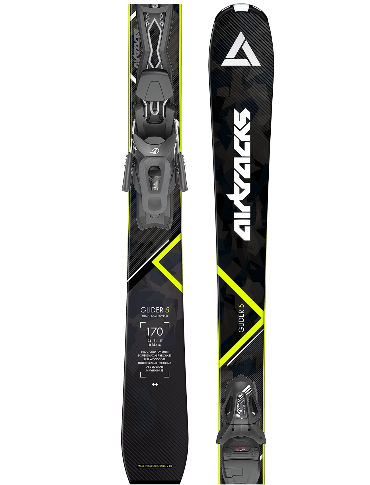 Alpin Ski Allmountain Freeride Savage Rocker Wide + Ski Bindung Tyrolia PR 11 GW + Ski Tasche