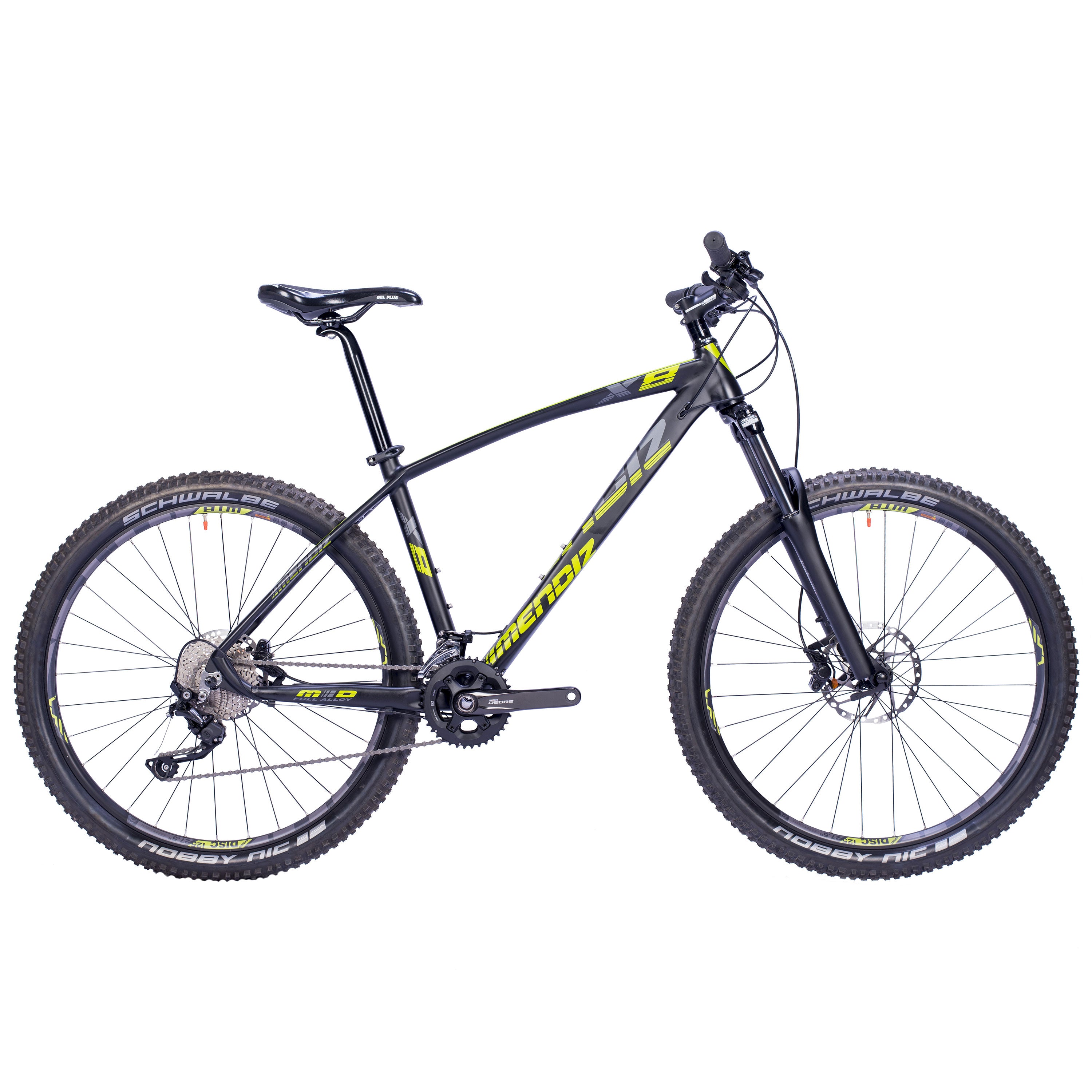 27,5 Zoll Unisex MTB RX8 Hardtail 2x10G Shimano Deore Schwarz Grün