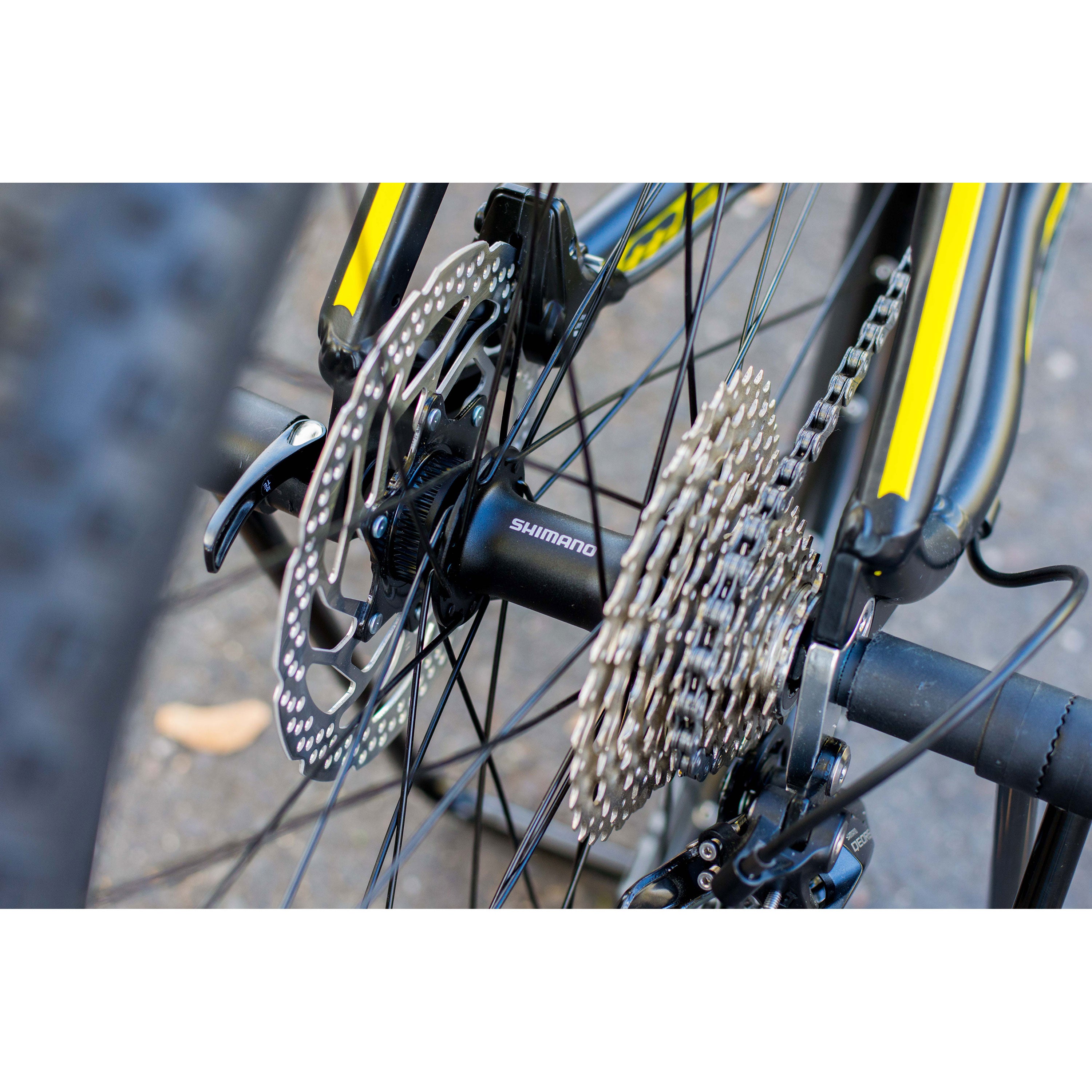27,5 Zoll Unisex MTB RX8 Hardtail 2x10G Shimano Deore Schwarz Gelb