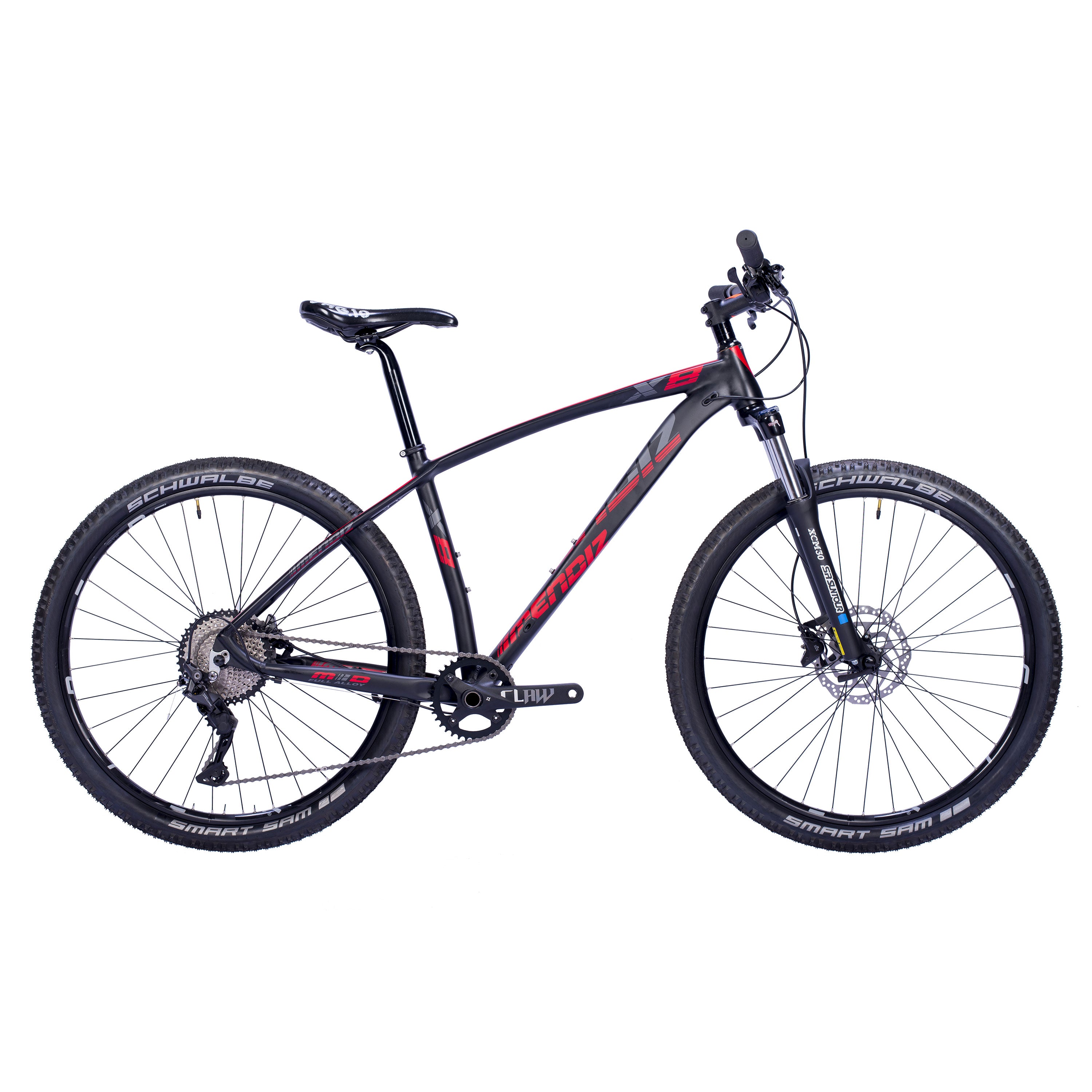 27,5 Zoll Unisex MTB RX8 Hardtail 2x10G Shimano Deore Schwarz Rot