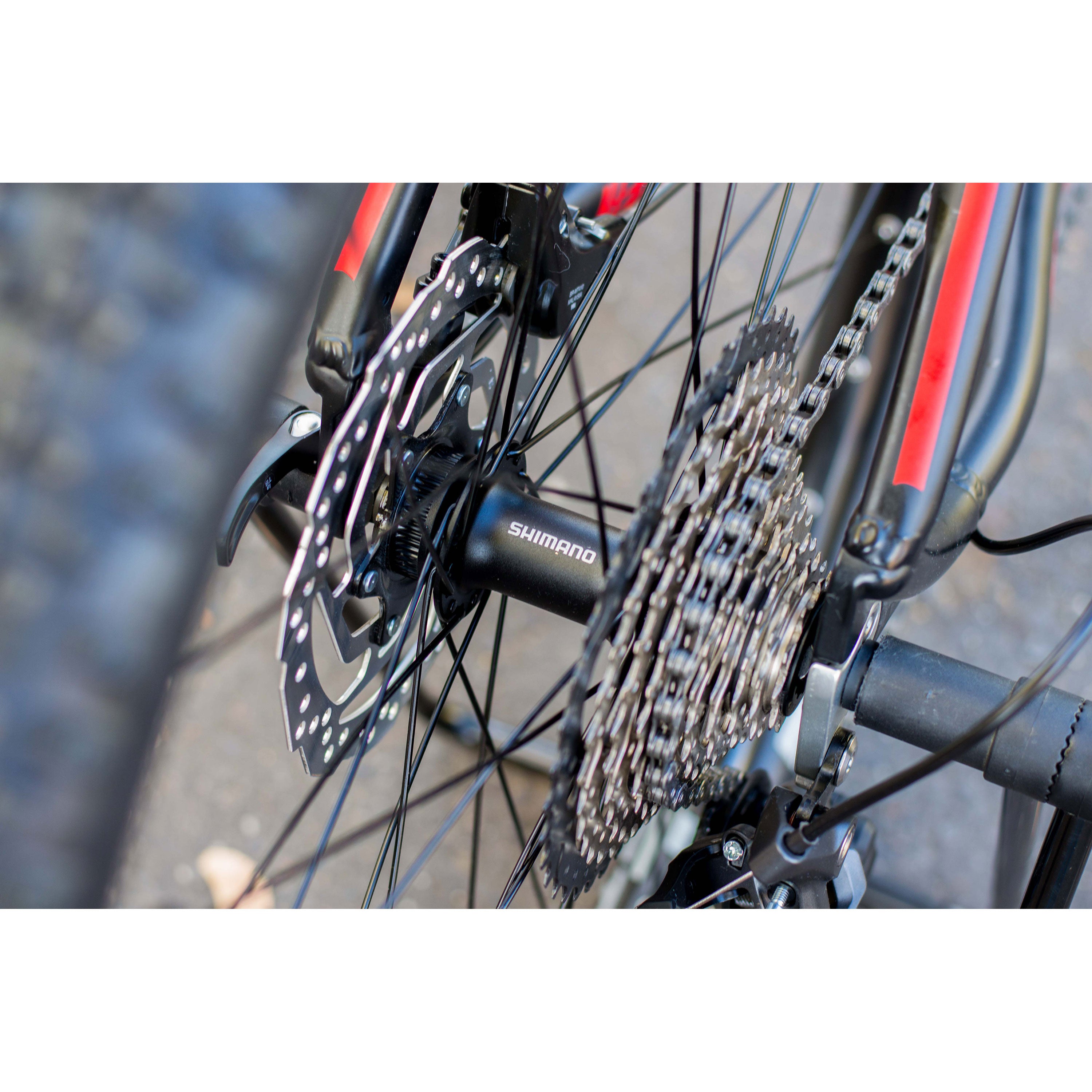 27,5 Zoll Unisex MTB RX8 Hardtail 2x10G Shimano Deore Schwarz Rot