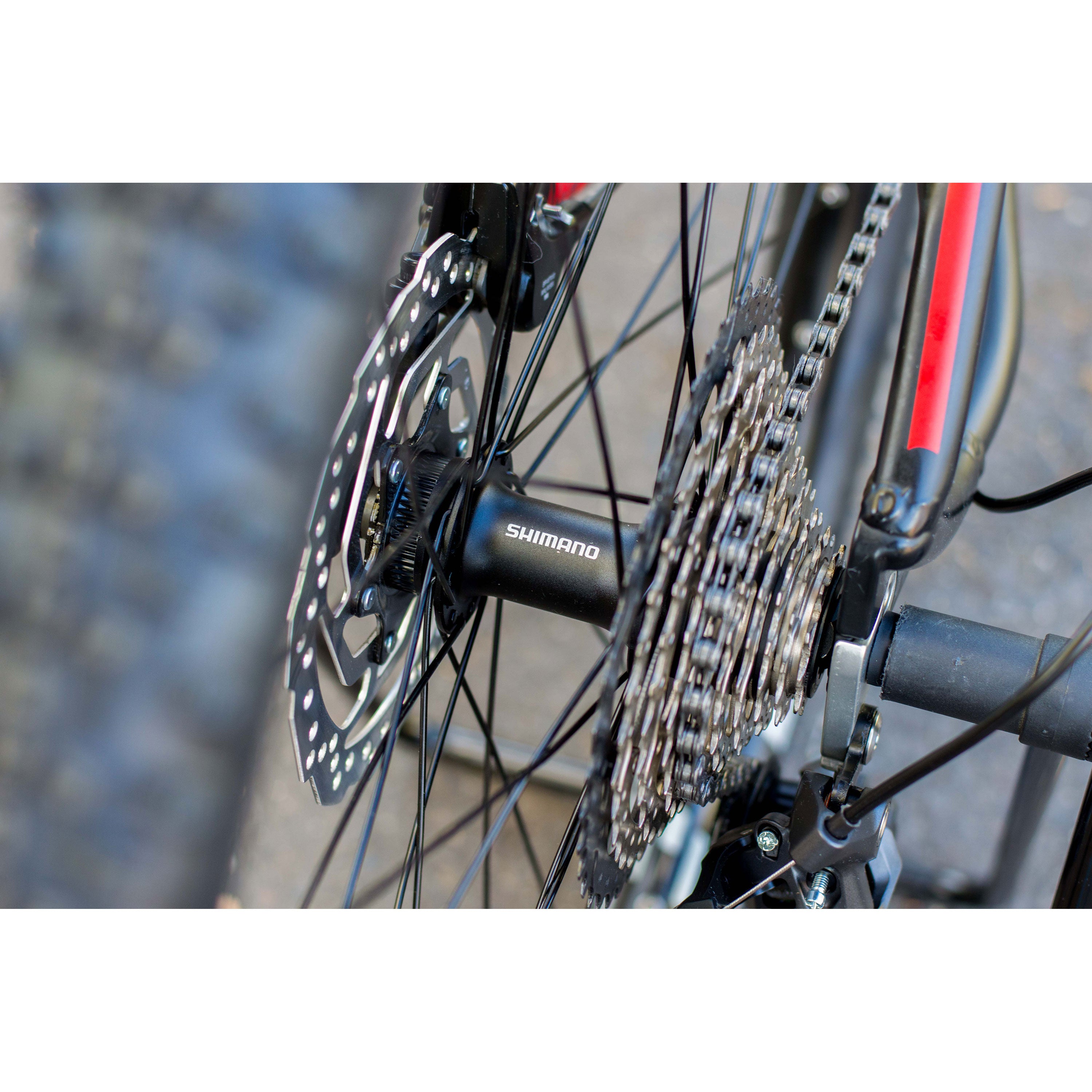 27,5 Zoll Unisex MTB RX8 Hardtail 2x10G Shimano Deore Schwarz Rot