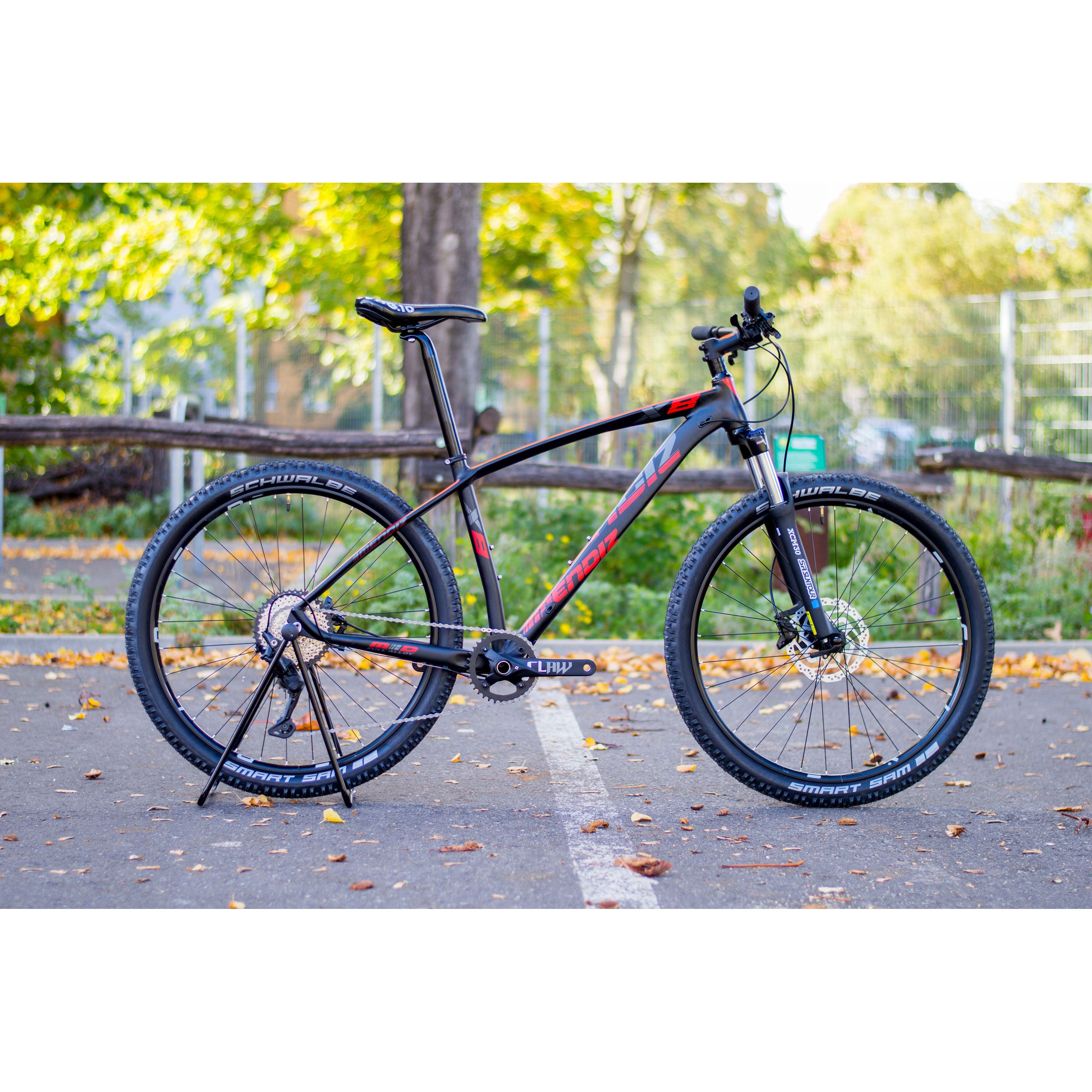 27,5 Zoll Unisex MTB RX8 Hardtail 2x10G Shimano Deore Schwarz Rot