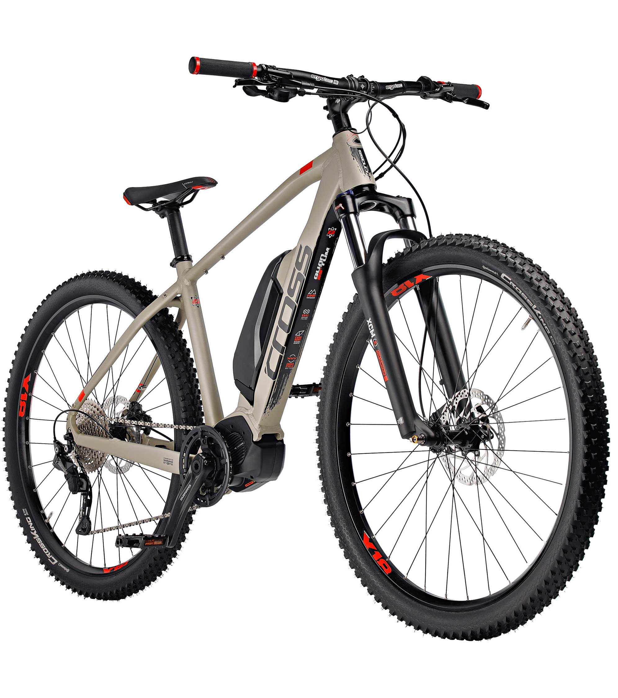 29 Zoll E-Bike MTB Mountainbike QUANTUM STEPS E7000 504Wh 10 Gang SHIMANO DEORE RD-M5120 SGS