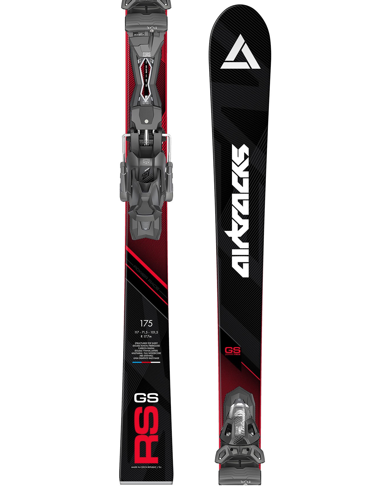 Alpin Ski Master Pro RS GS Race Carver Riesenslalom + Ski Bindung Tyrolia PRW 12 GW + Ski Tasche