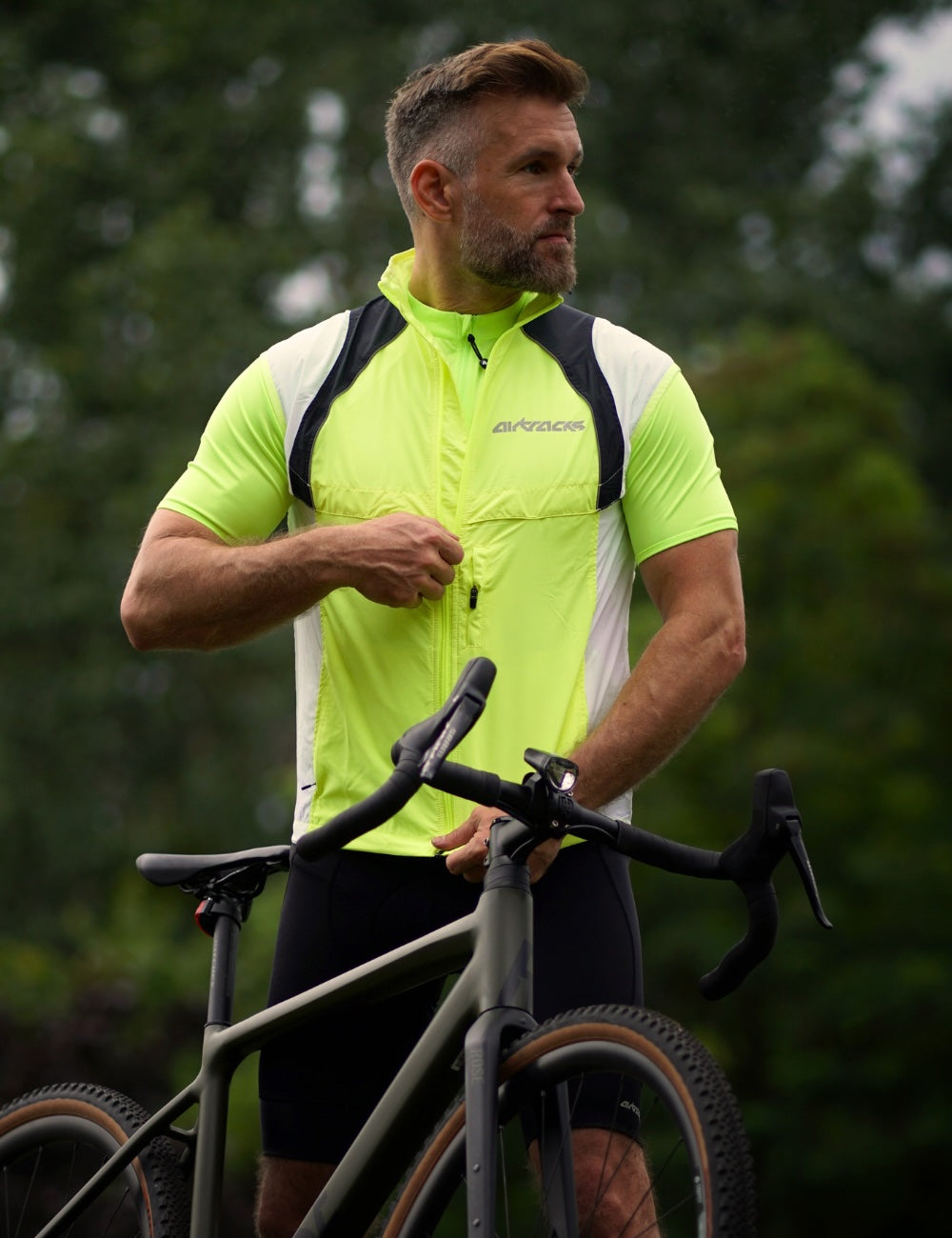 Herren Fahrradweste Set + Radhose Comfort Line