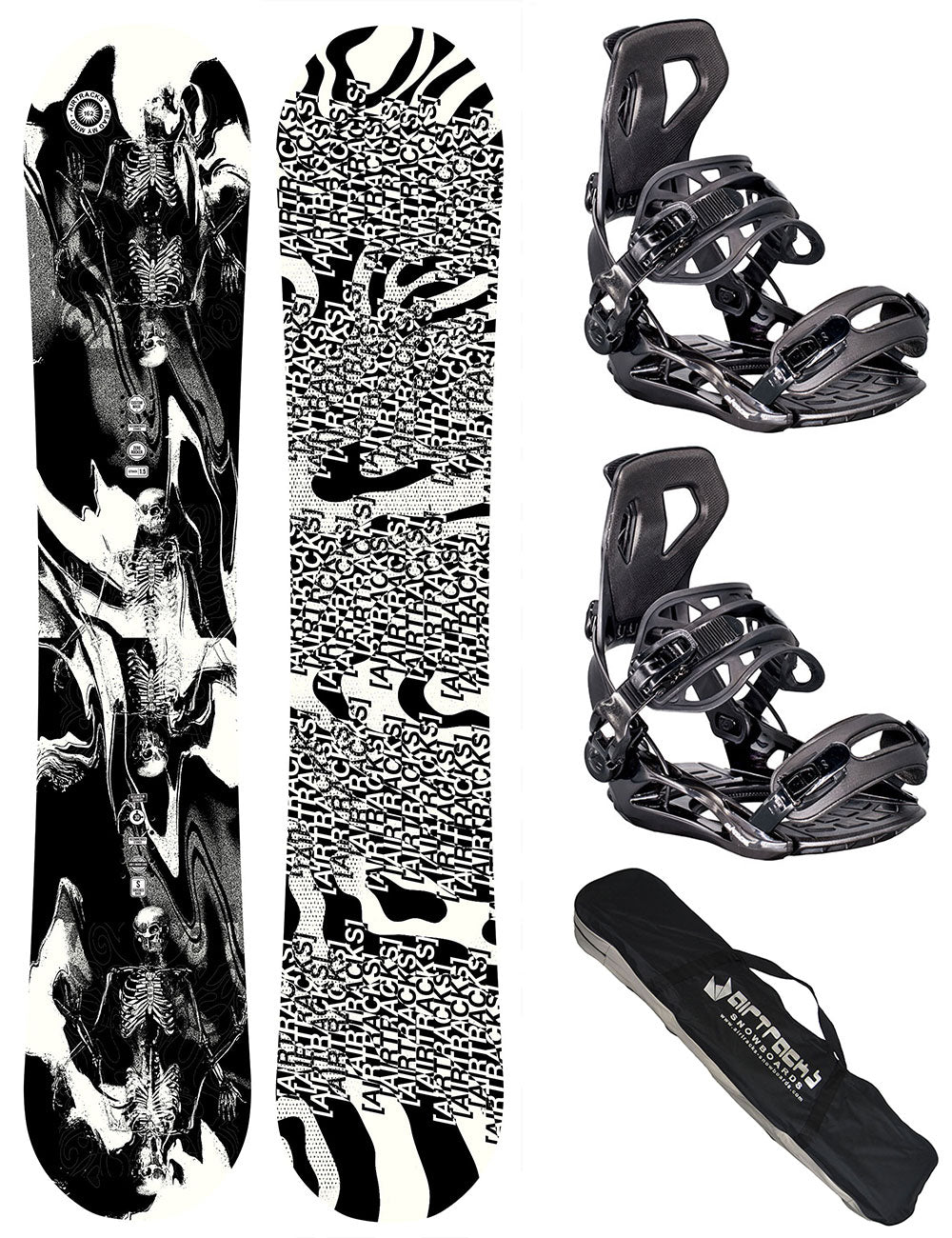 Herren Snowboard Set Read My Mind + Bindung Master ME + SB Bag