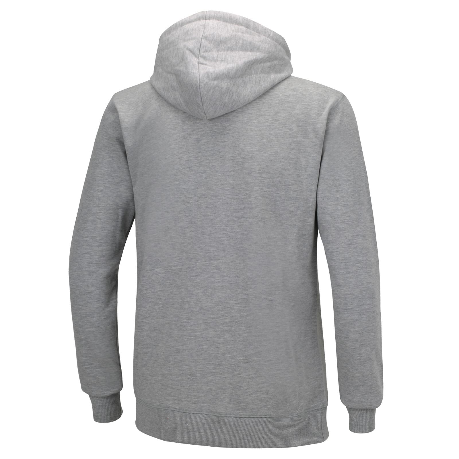 Sweatshirt Crew Team mit Kapuze und Zip Grau