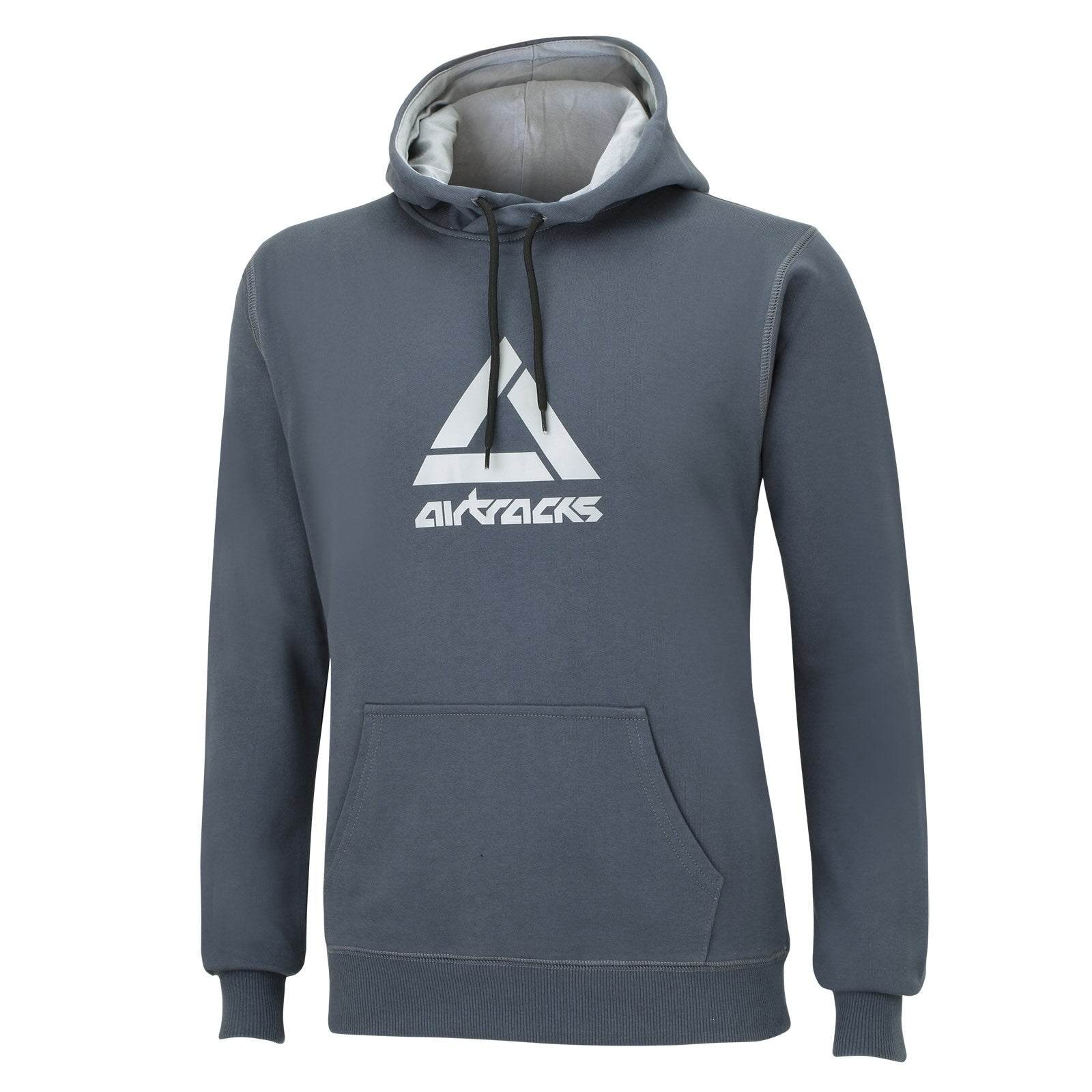 Sweatshirt Crew Team mit Kapuze Dunkelgrau