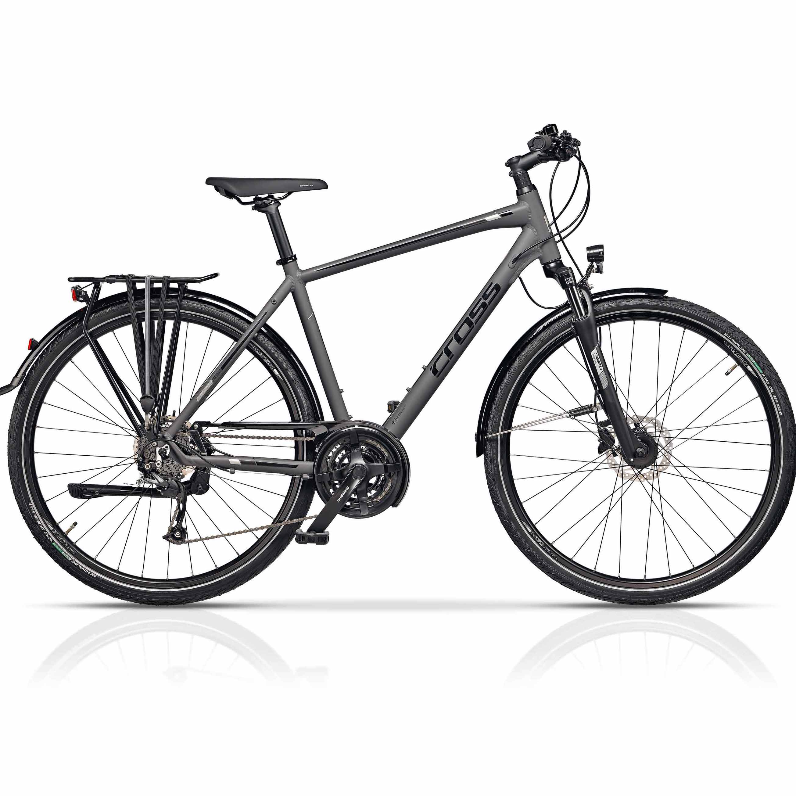 28" Herren Trekking Fahrrad TRAVEL GENT Trekkingrad 24 x Gang Shimano Altus RD-M2000 SGS