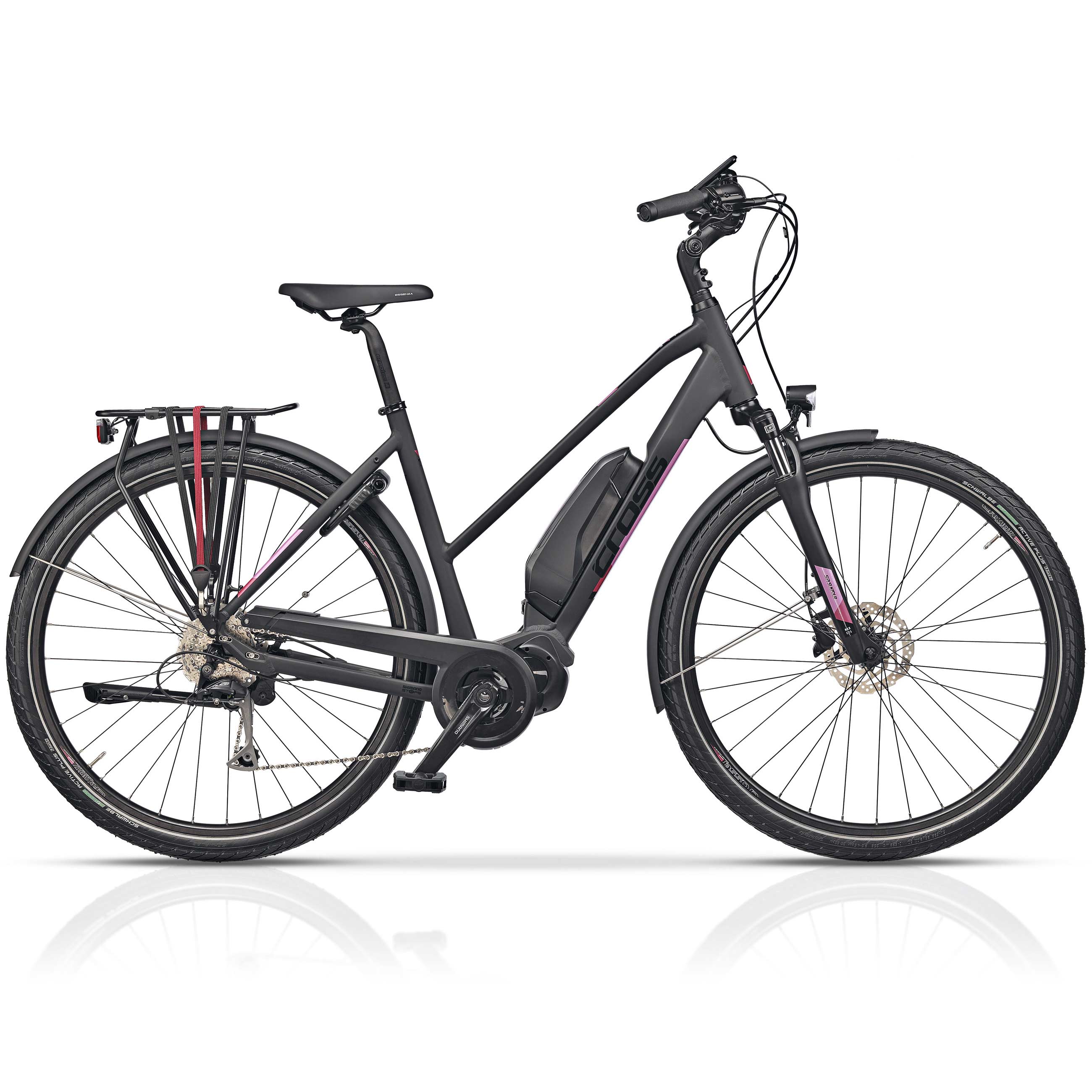 28" E-Bike Damen Trekking Fahrrad V-Tron SHIMANO STEPS E-6100 504Wh 9 GANG SHIMANO ALIVIO RD-T4000 SGSL