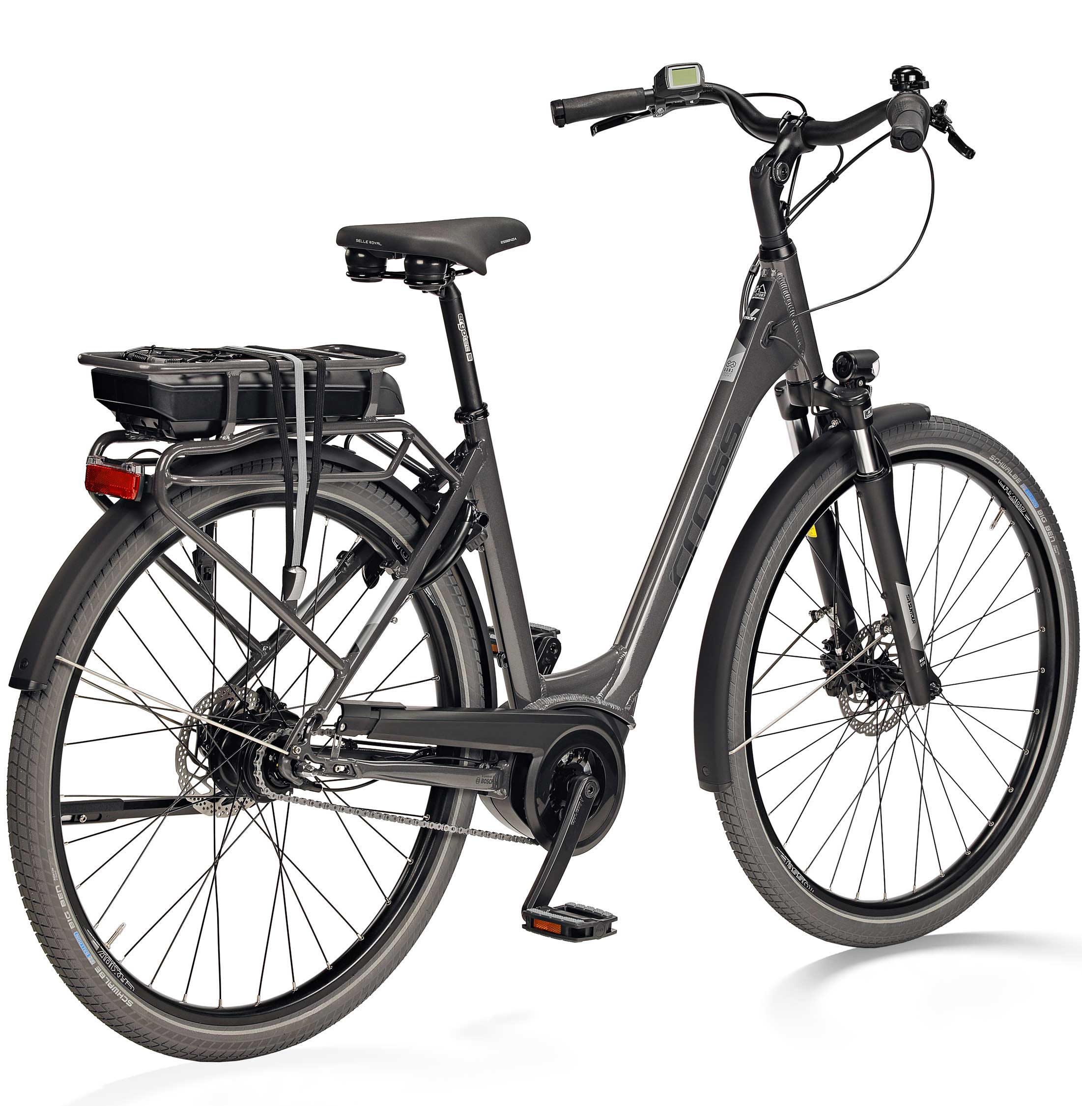 28" Damen E-Bike SHIMANO STEPS E-5000 City LS Fahrrad Wave Citybike 7 Gang SHIMANO NEXUS