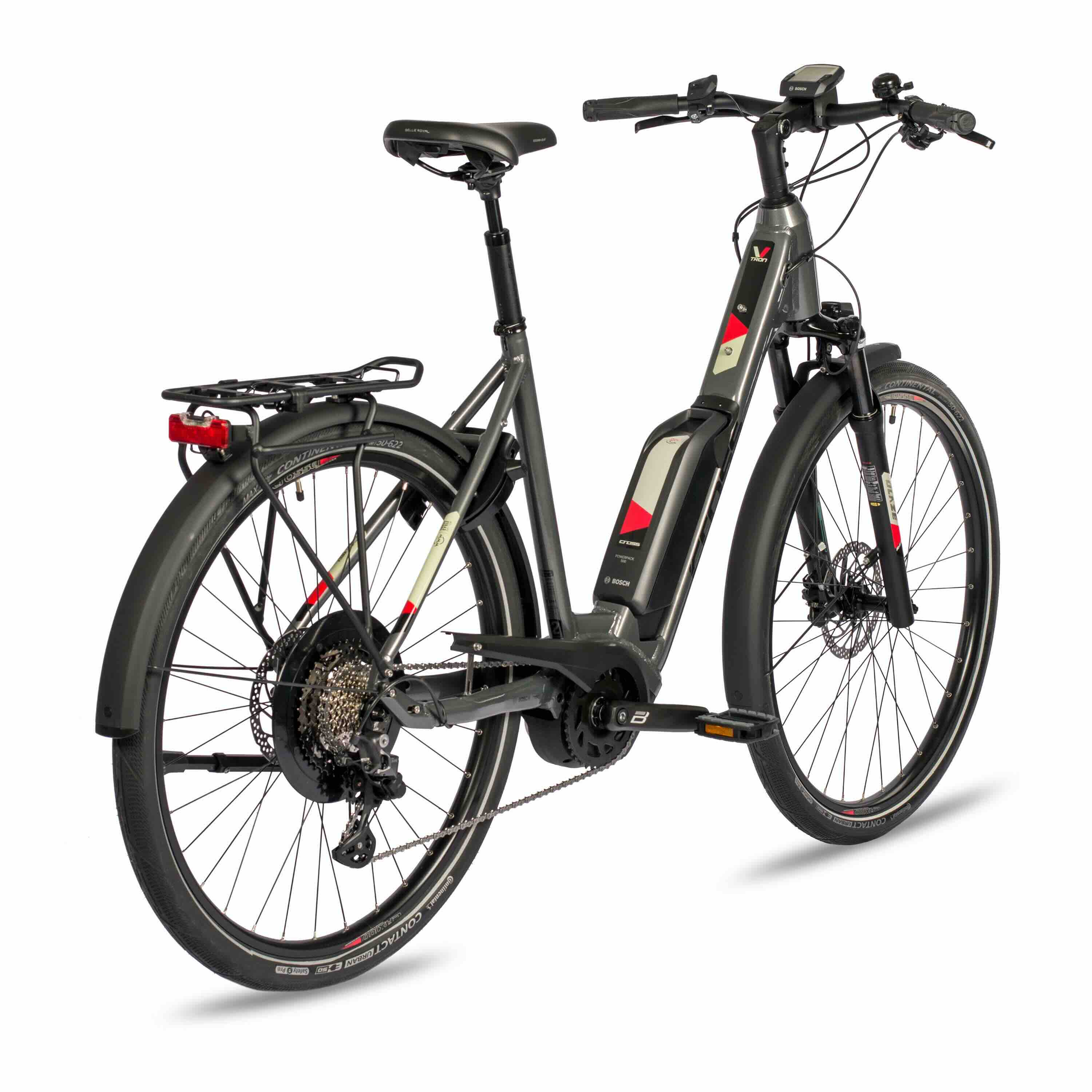 28"  Bicicleta eléctrica de trekking LS WAVE V-Tron BOSCH ACTIVE PLUS LINE 500Wh 10s SHIMANO DEORE
