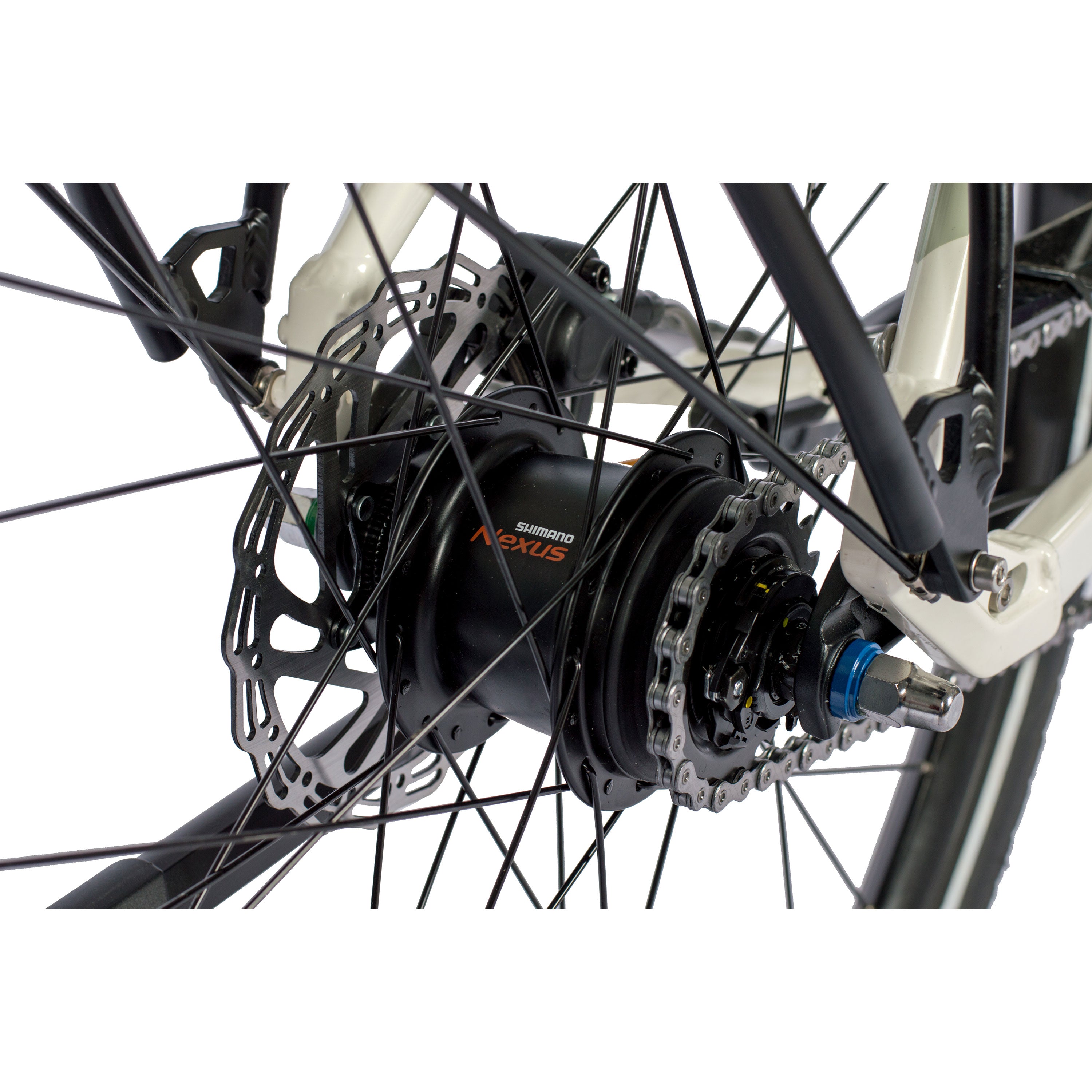 28" BICICLETA ELÉCTRICA DE PARA MUJER, CITY V-TRON SHIMANO STEPS E-5000 418Wh 7 VELOCIDADES SHIMANO NEXUS