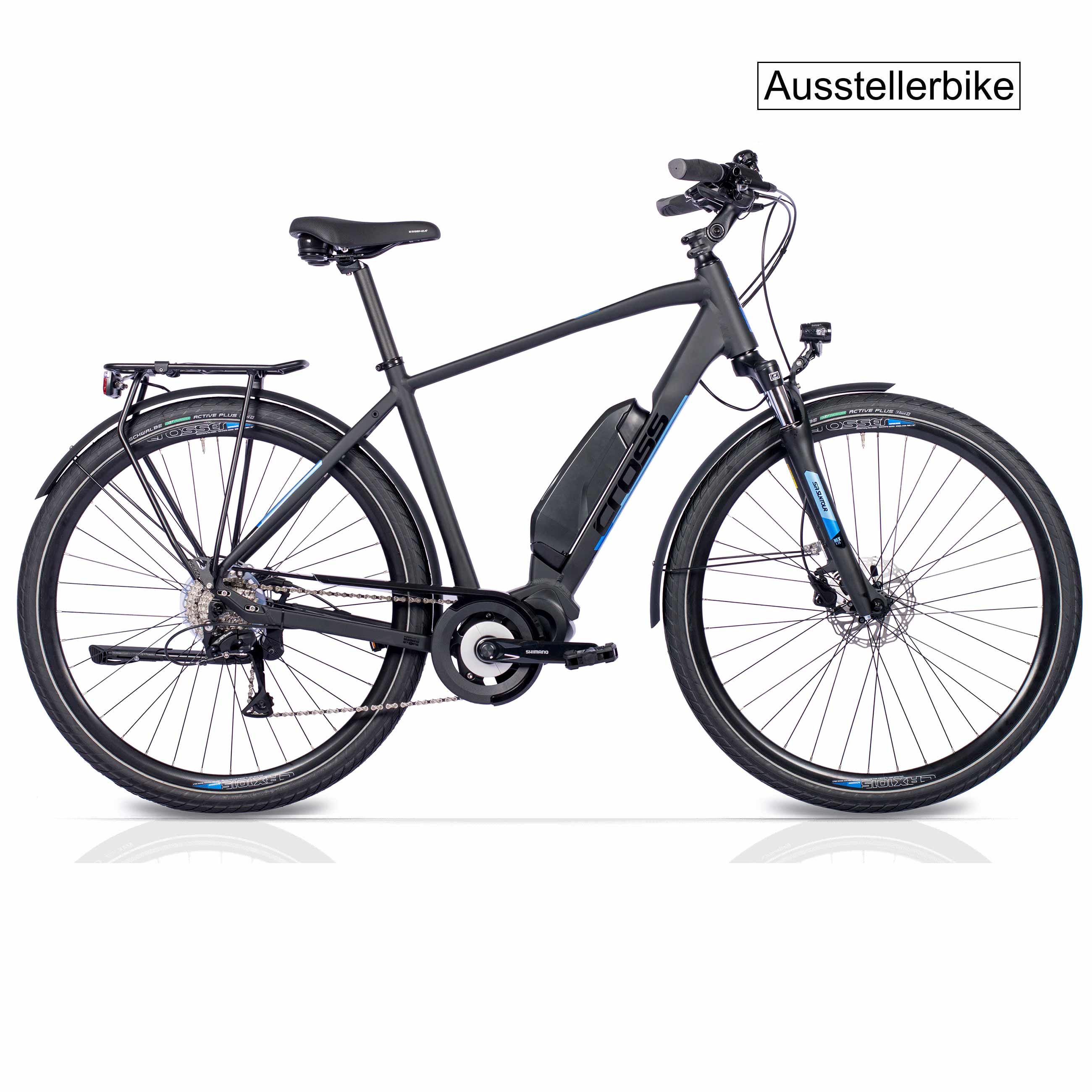 28" Herren E-Bike Trekking Fahrrad  V-TRON SHIMANO STEPS E-5000 418 Wh 9 x GANG SHIMANO RD-T3000 - B-WARE