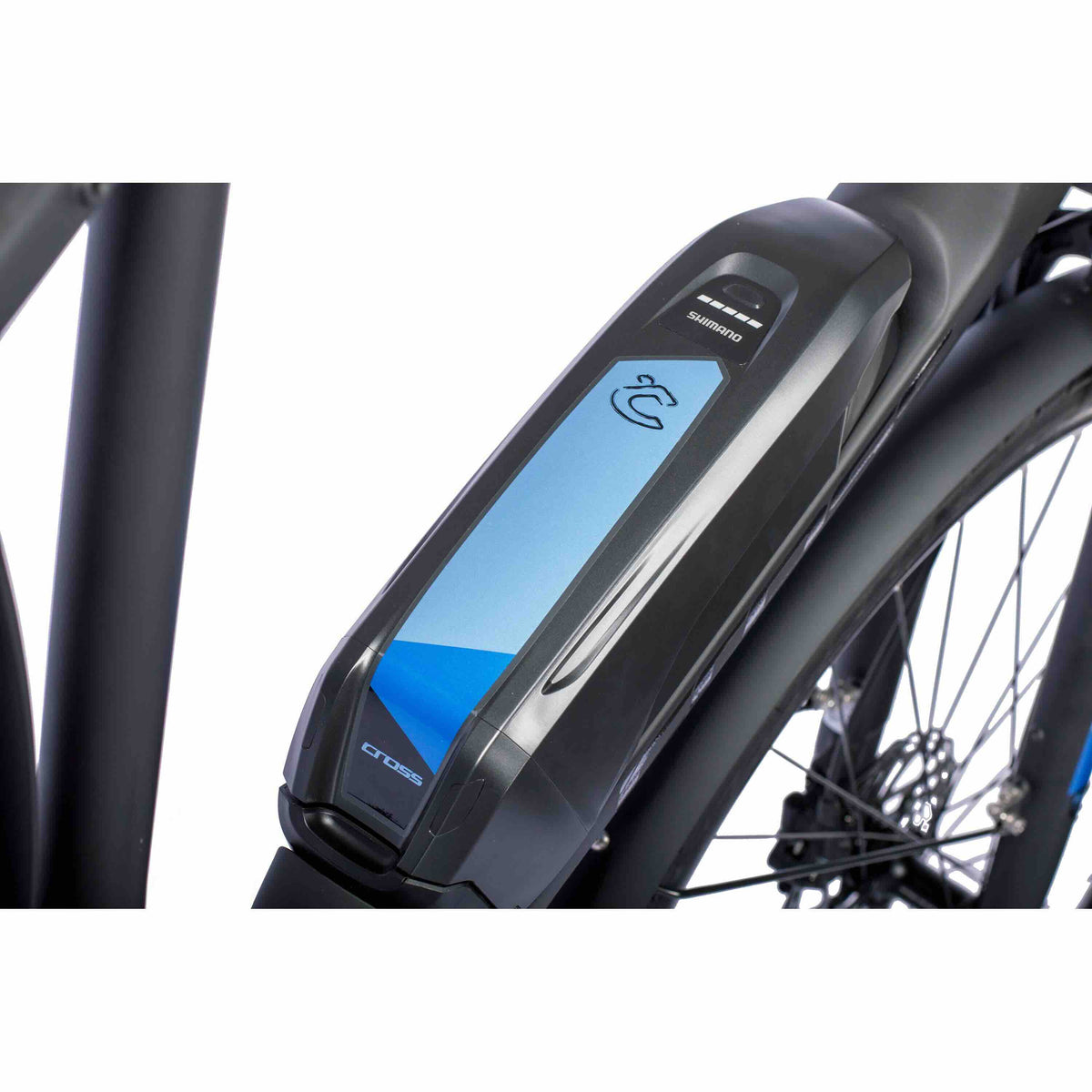 28" Men's E-Bike Trekking Bicycle V-TRON SHIMANO STEPS E-5000 418 Wh 9-Speed SHIMANO RD-T3000 - B-Stock