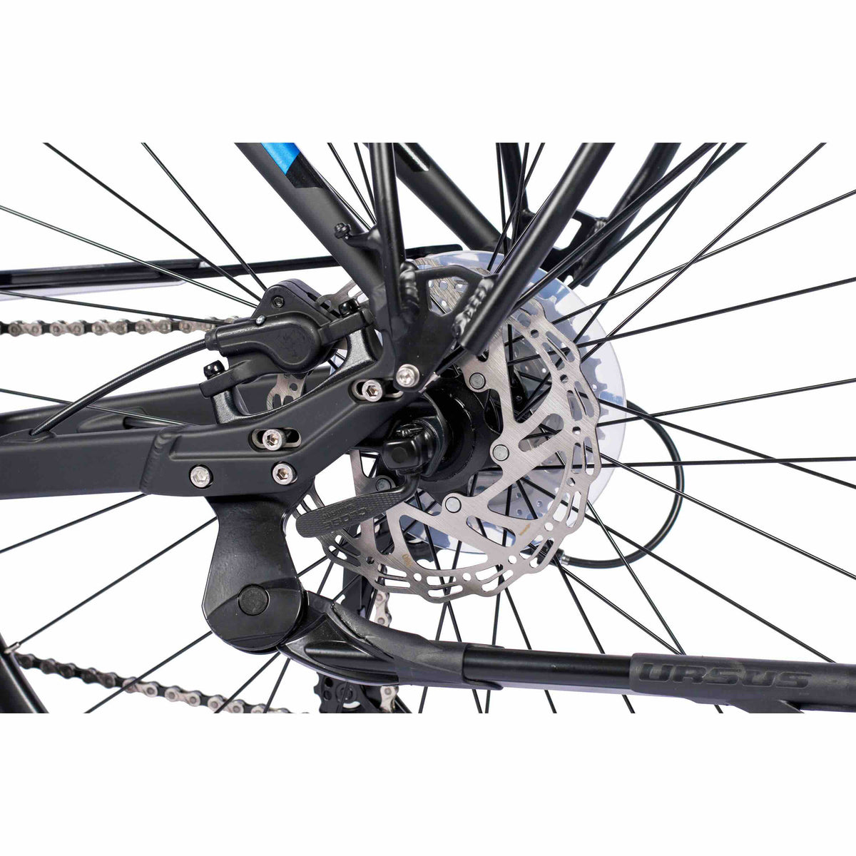 28" Men's E-Bike Trekking Bicycle V-TRON SHIMANO STEPS E-5000 418 Wh 9-Speed SHIMANO RD-T3000 - B-Stock