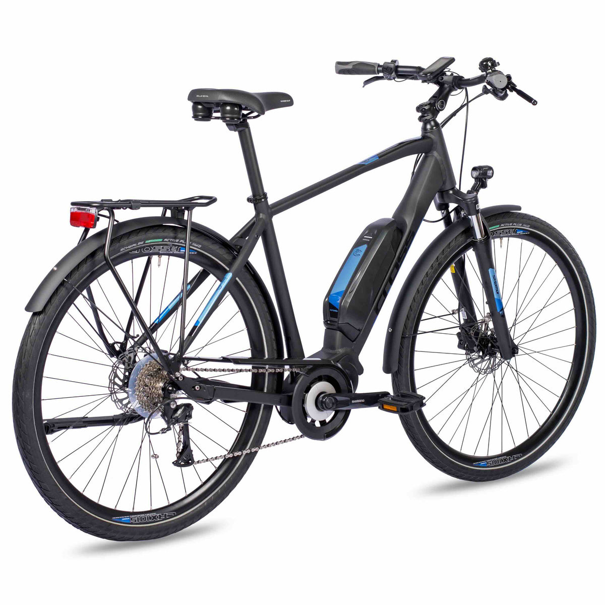 28" Men's E-Bike Trekking Bicycle V-TRON SHIMANO STEPS E-5000 418 Wh 9-Speed SHIMANO RD-T3000 - B-Stock