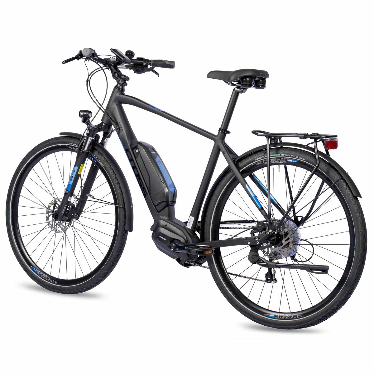 28" Men's E-Bike Trekking Bicycle V-TRON SHIMANO STEPS E-5000 418 Wh 9-Speed SHIMANO RD-T3000 - B-Stock