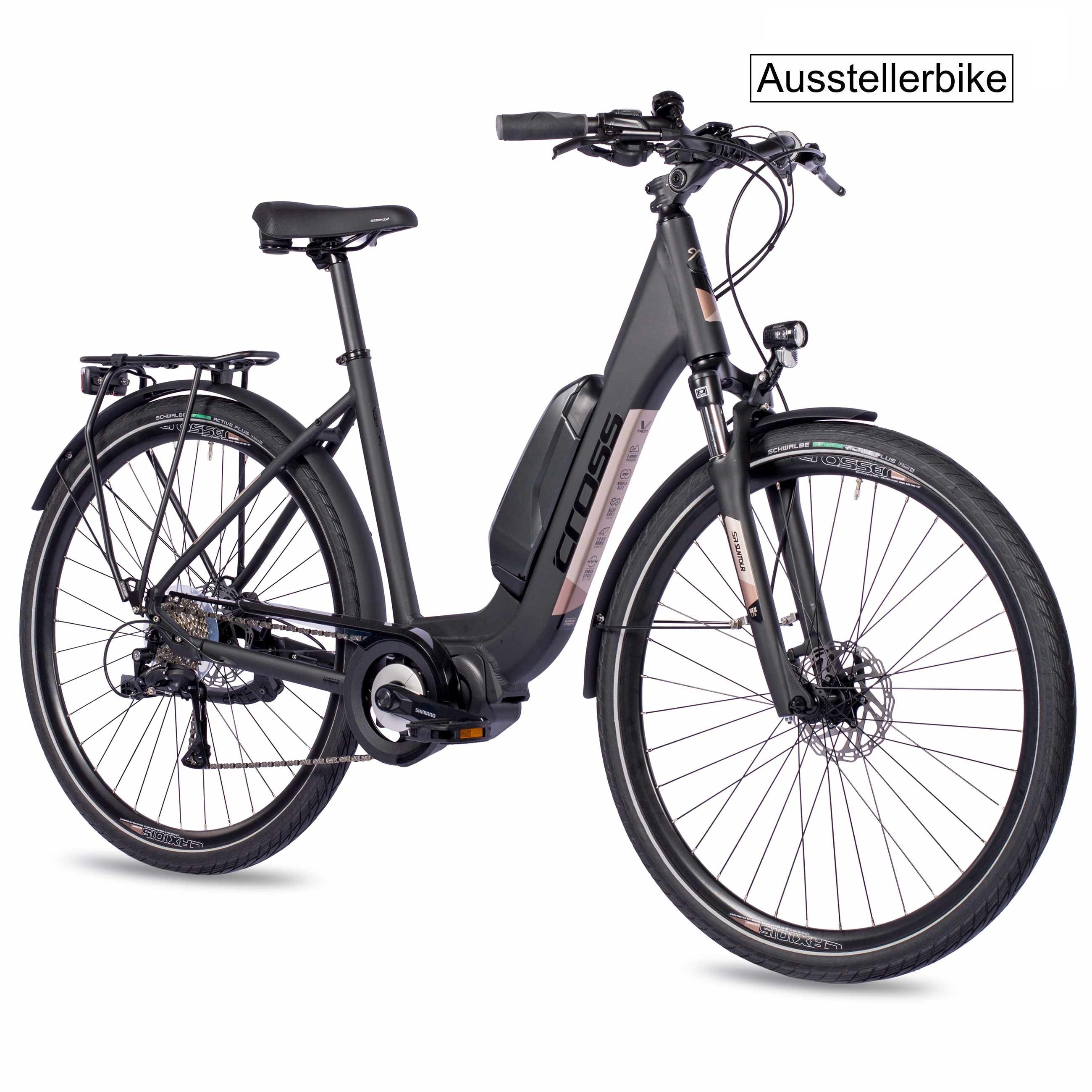 28" E-Bike Trekking Fahrrad LS WAVE V-TRON SHIMANO STEPS E-5000 418 Wh 9 GANG SHIMANO RD-T3000SGS - B-WARE