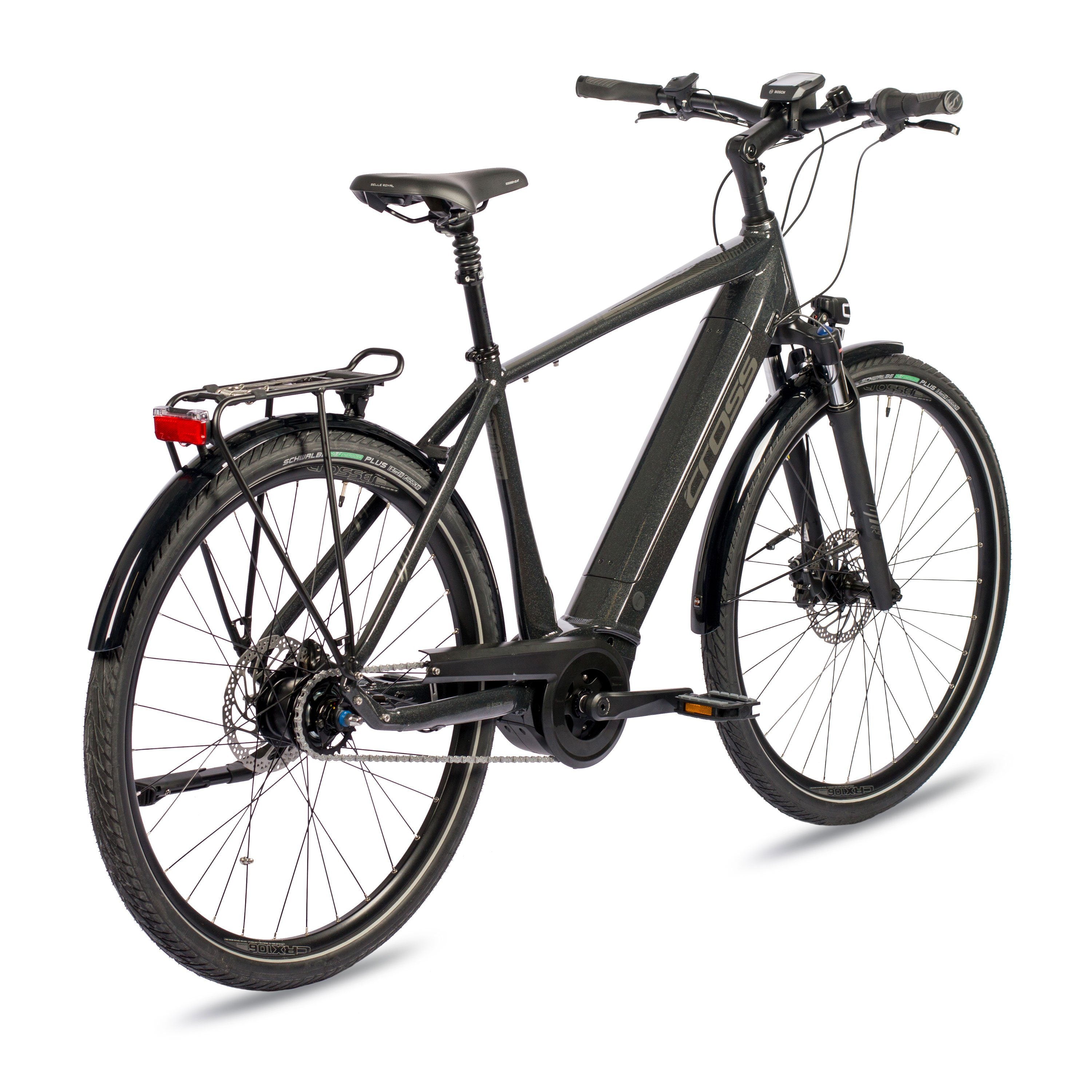 28" E-BIKE DA CITTÀ DA UOMO NOVA CITY BOSCH PERFORMANCE LINE 625 Wh 5 VELOCITÀ SHIMANO NEXUS INTER