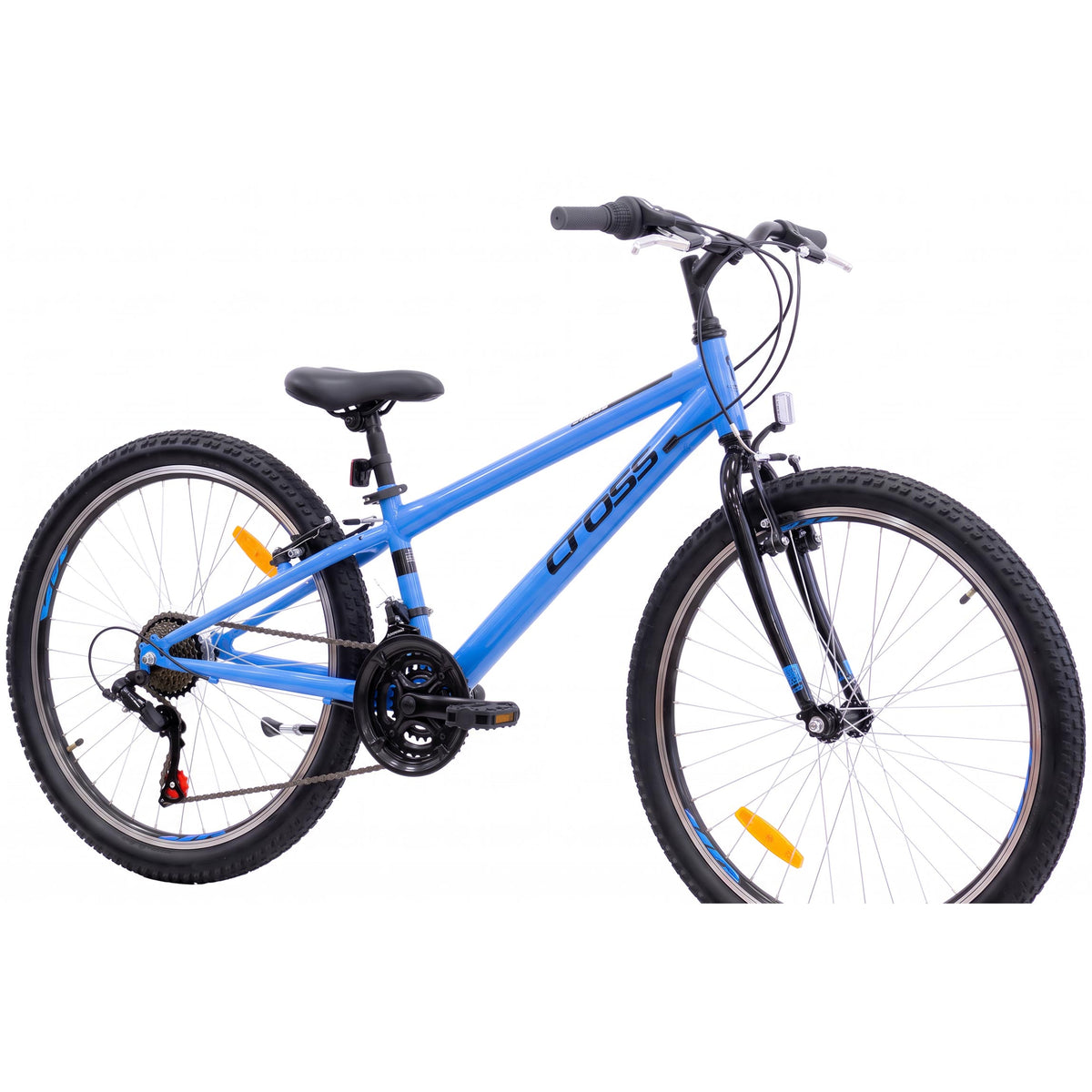 24" MTB Mountainbike Jugend Kinder Fahrrad CROSS SPIDER 21 x Gang Shimano TY-200GS