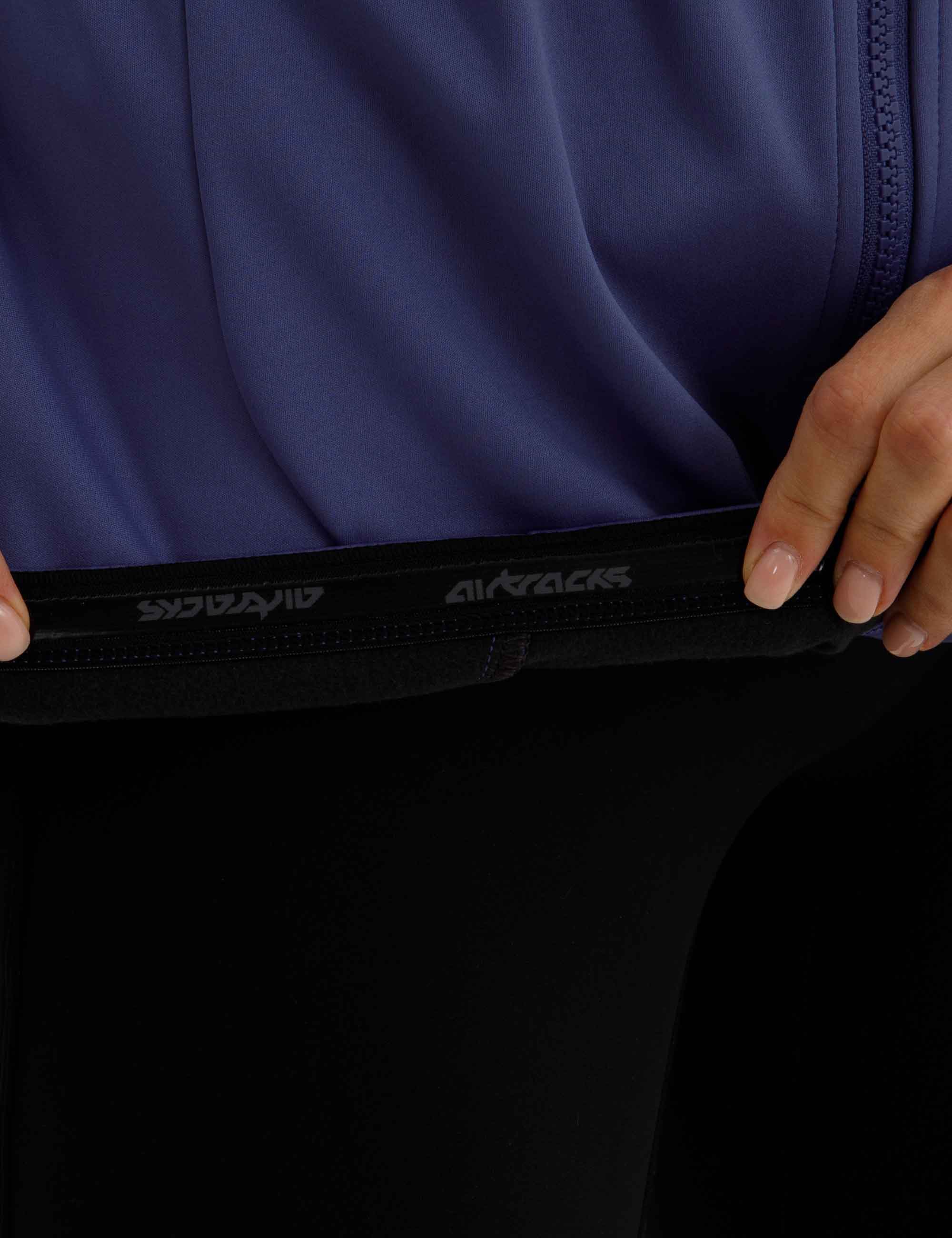 Giacca invernale da donna per bici Softshell termica linea Advance Blu