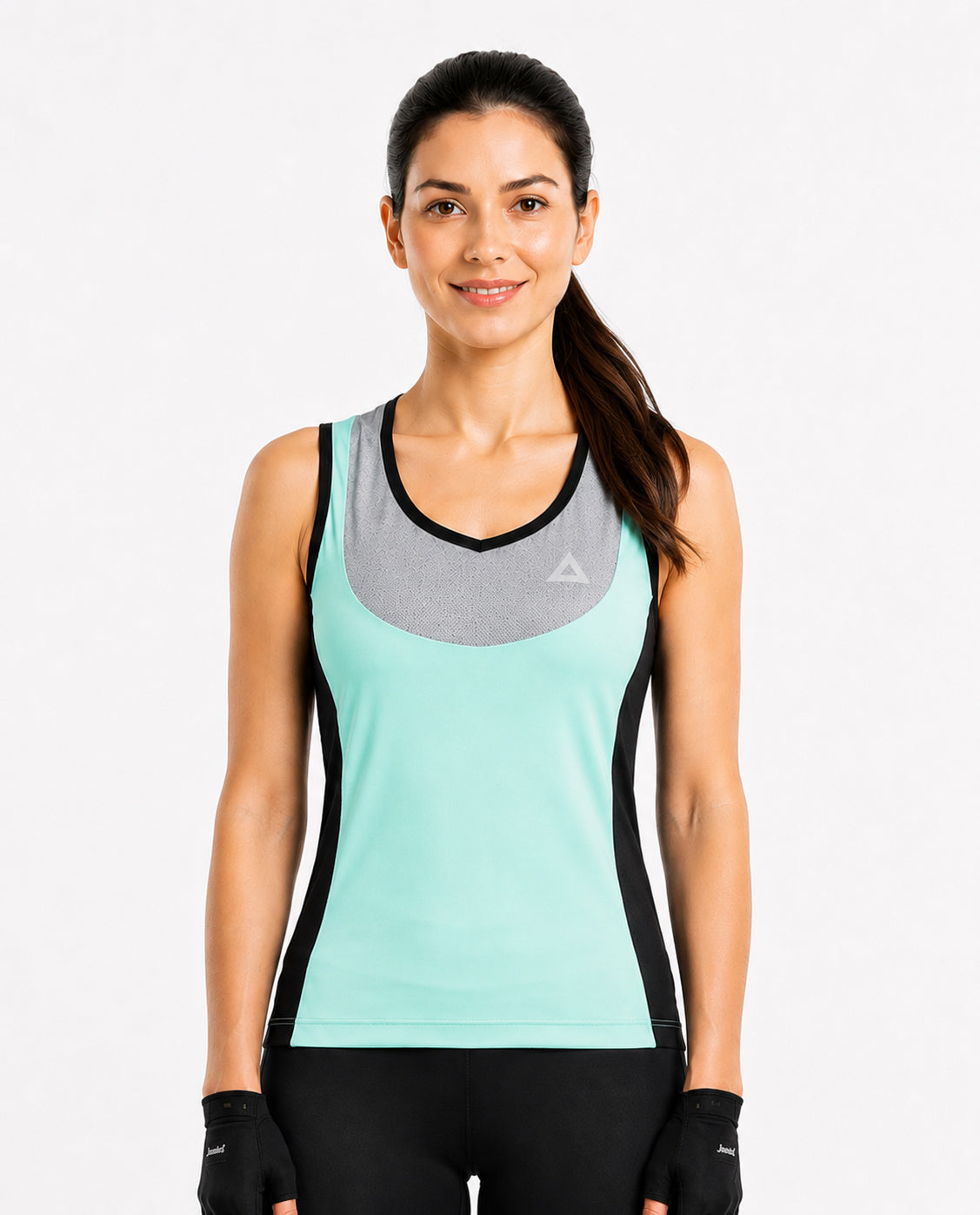 Damen Fahrradtrikot Kurzarm Radtrikot Ärmellos Comfort Line Blau