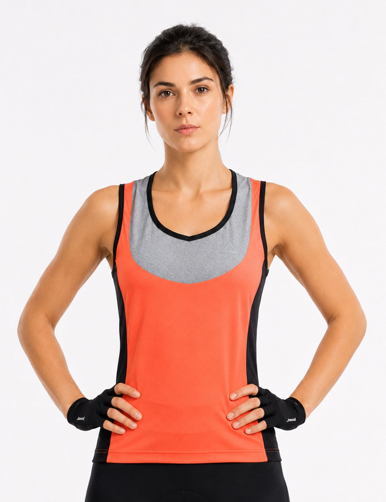 Damen Fahrradtrikot Kurzaram Radtrikot Ärmellos Comfort Line Rot