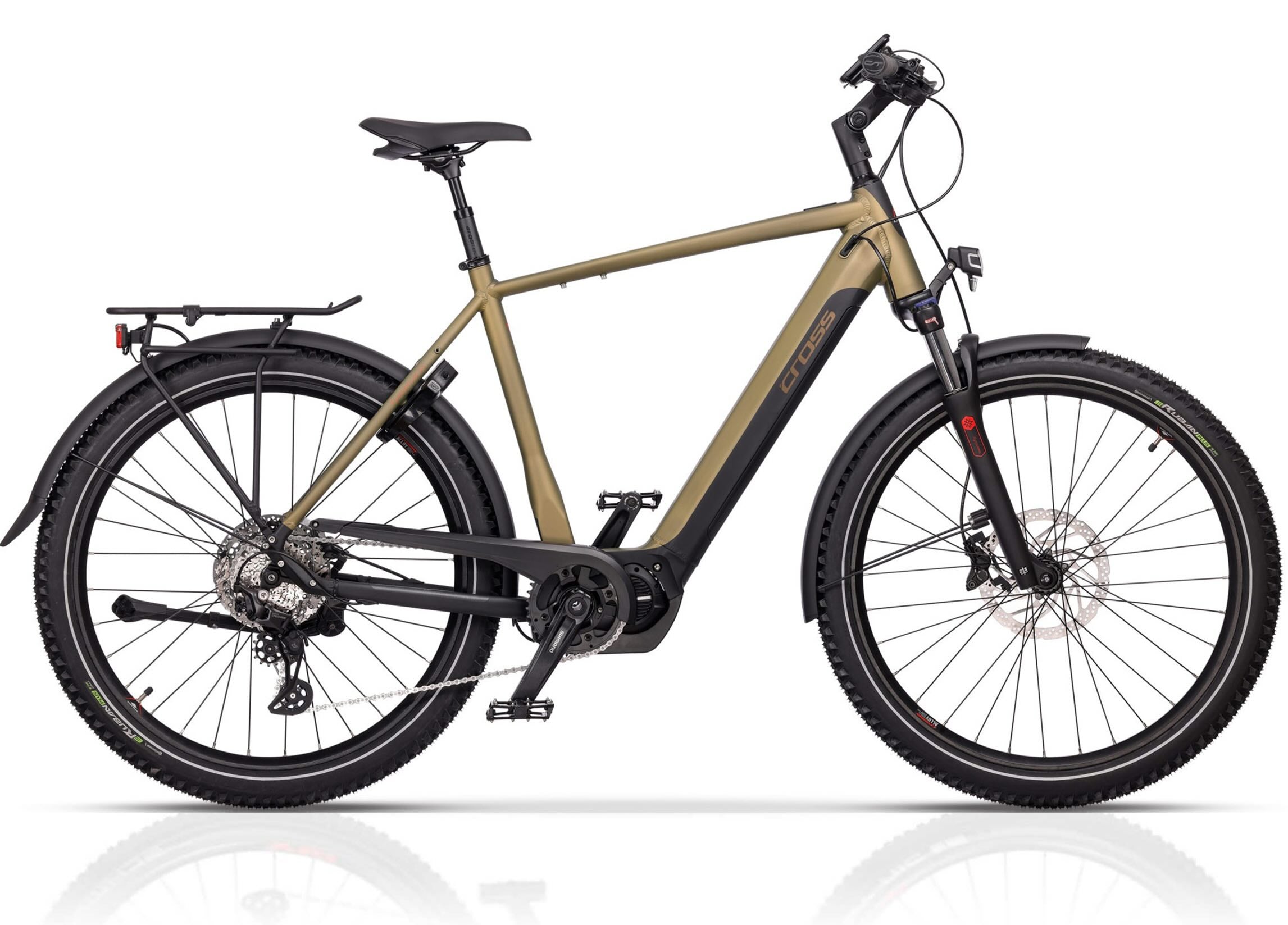 Bicicleta eléctrica para hombre SUV Trekking eAdventure 12.5, bicicleta urbana SHIMANO STEPS E 7000 630 Wh 10 velocidades SHIMANO DEORE RD-M5130 SGS 27,5"