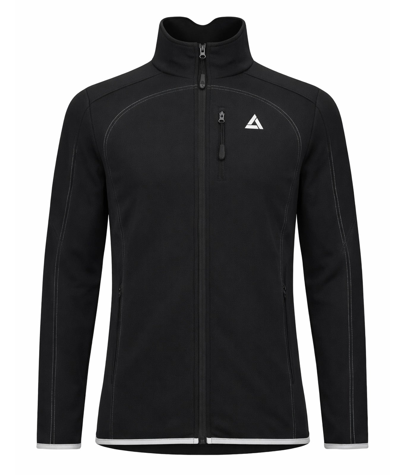 Herren Thermo Fahrradjacke Pro Line Schwarz Silber