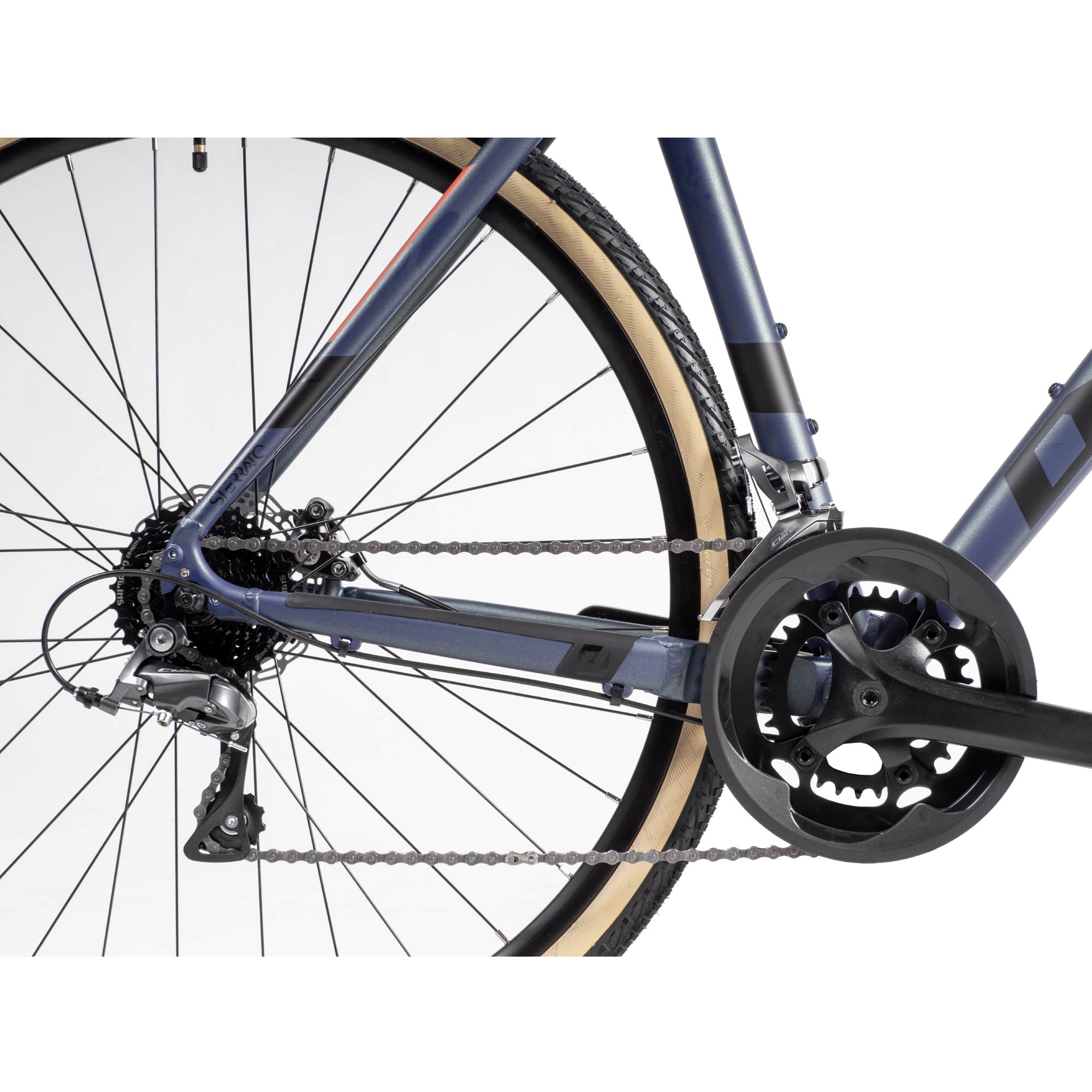 28" Herren Gravel Bike STERRATO 3.0 Fahrrad 2 x 8 Gang Shimano CLARIS R2000 Blue